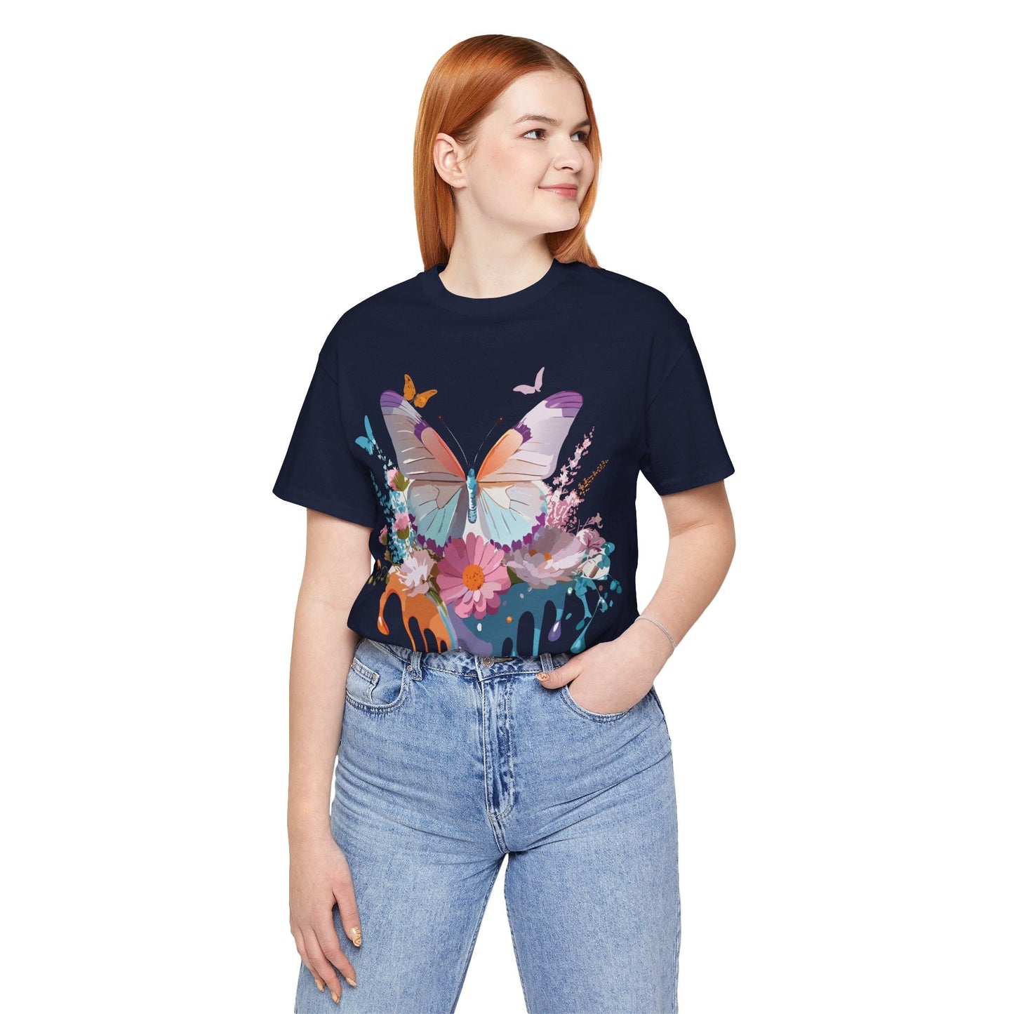 Butterfly Graphic Tee Unisex Premium Art Design Original Adelpha Artwork