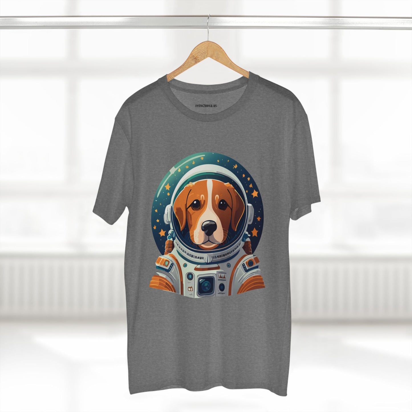 Unisex Premium Cotton Tee With Original Dog Art Shirt Design By Retro2Nova Discover Everyday Comfort And Style