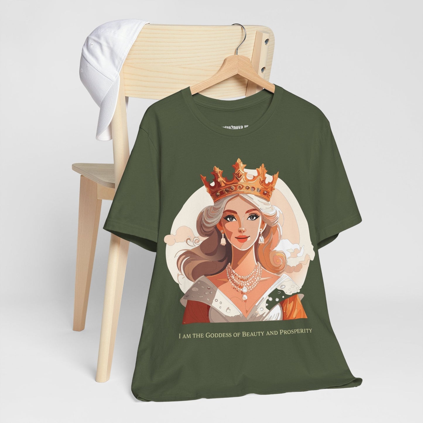 Goddess Graphic Tee Unisex Cotton Short Sleeve With Original Artwork By Retro2Nova