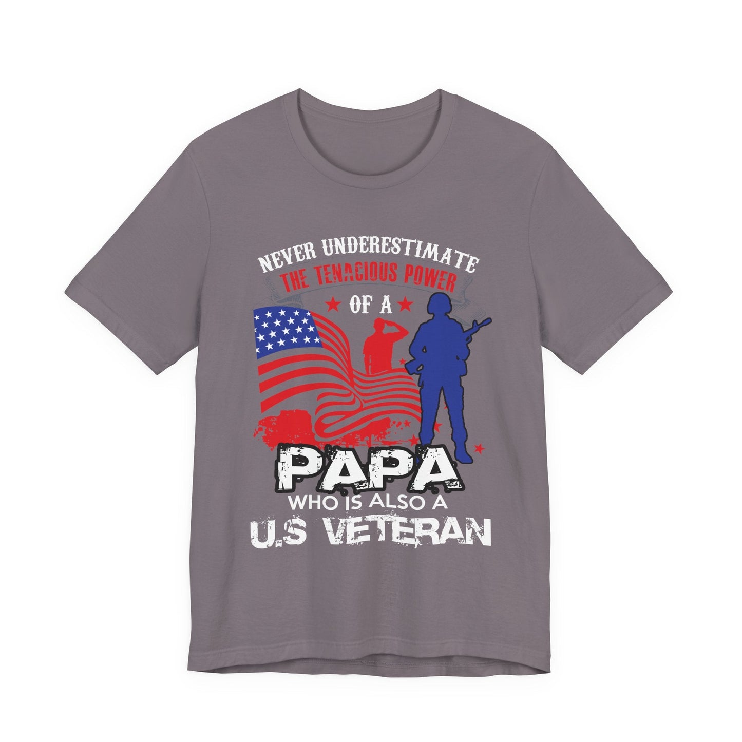 Army Veteran Patriotic Graphic Design Unisex Cotton T-Shirt v53