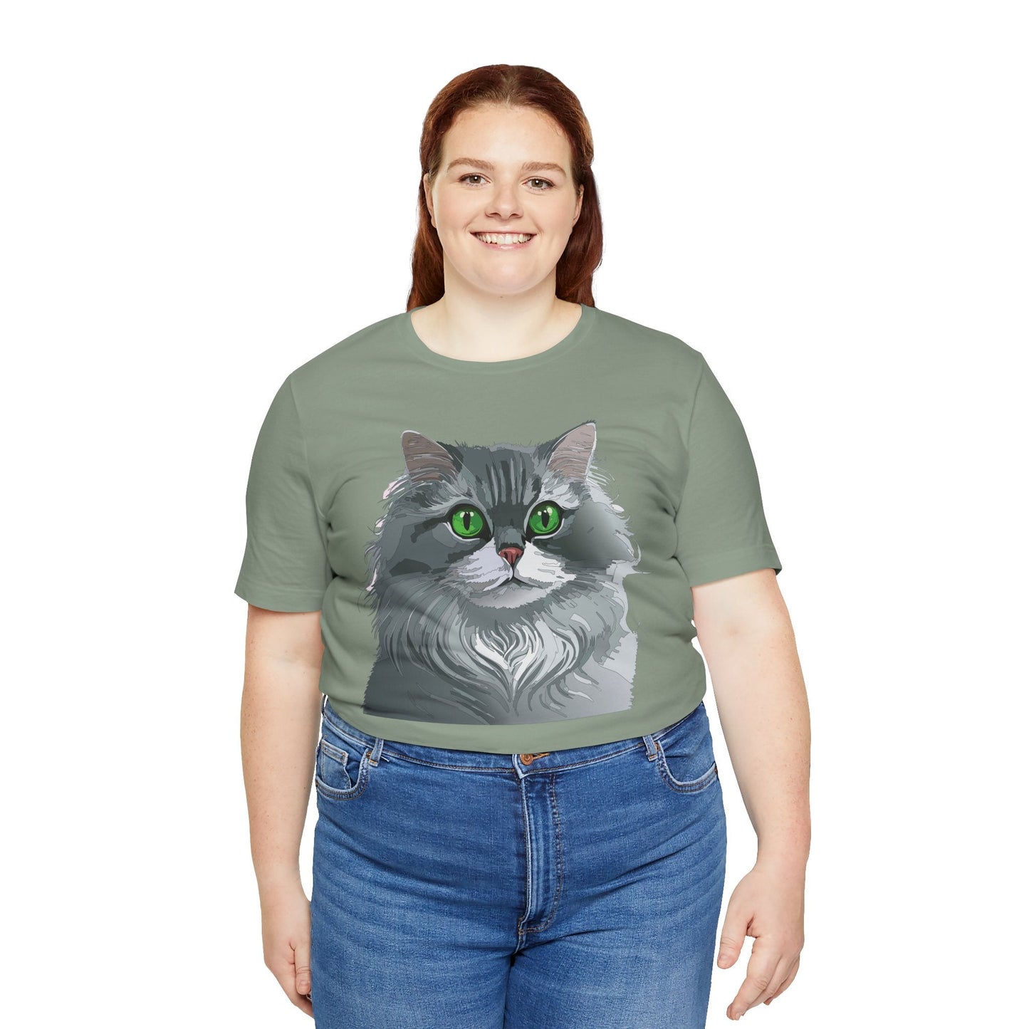 Unisex Animal Shirt With Art Design Animals Tee Short Sleeve Jersey Style Wild Animals Shirt