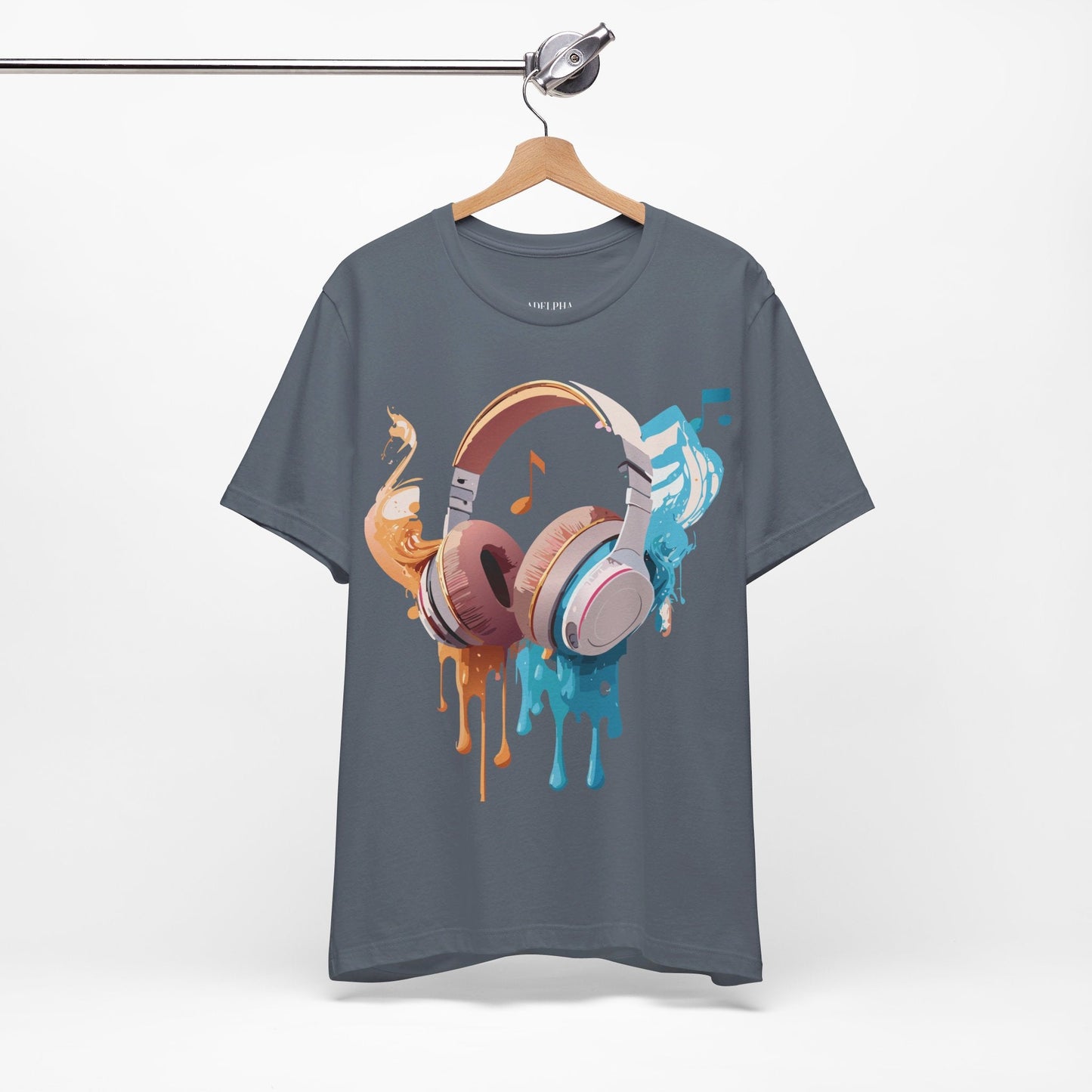 Adelpha Music T Shirt Unisex Graphic Tee Vintage Inspired Artwork Short Sleeve Premium