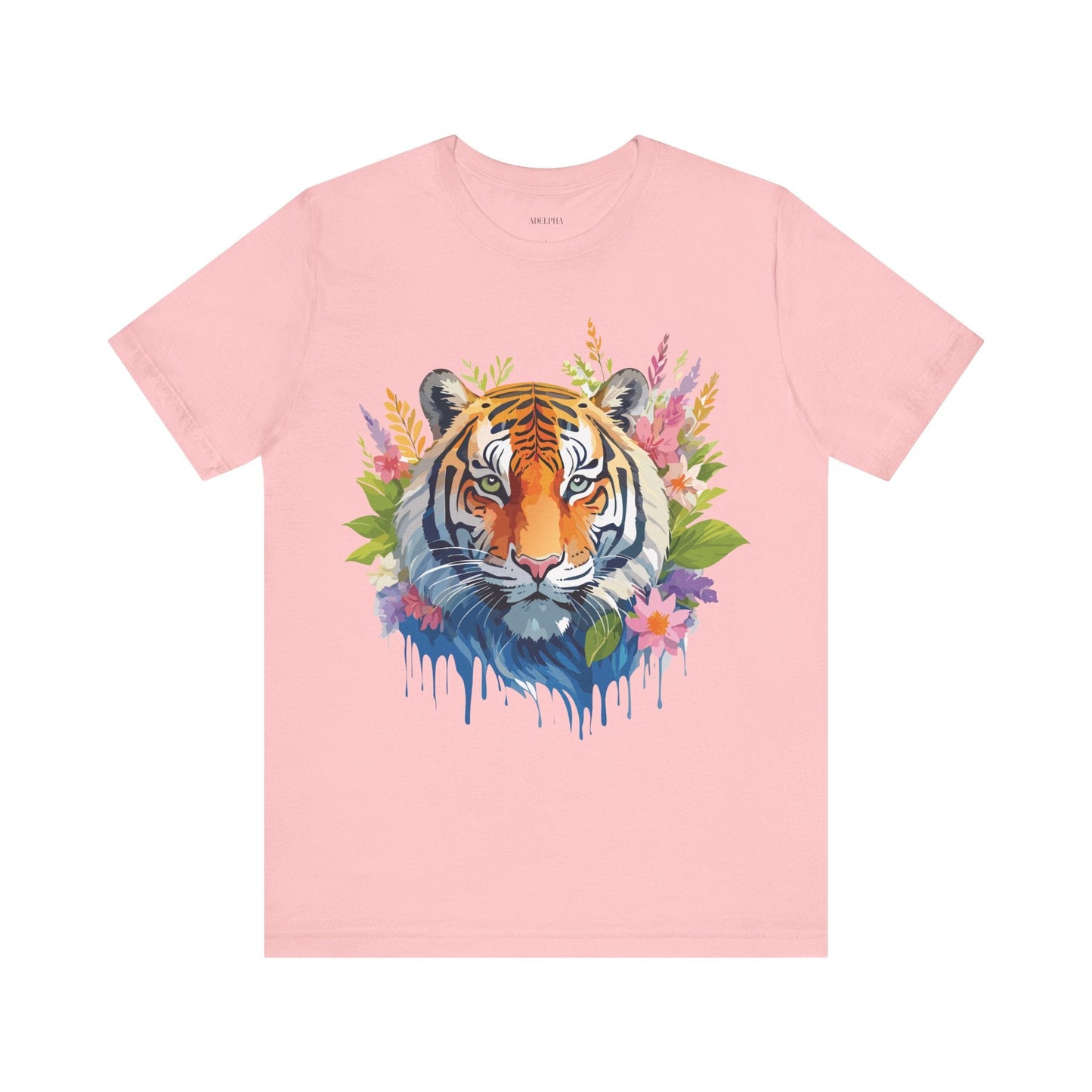 Tiger Graphic Tee Unisex Vintage Style Shirt With Original Adelpha Artwork Premium Quality