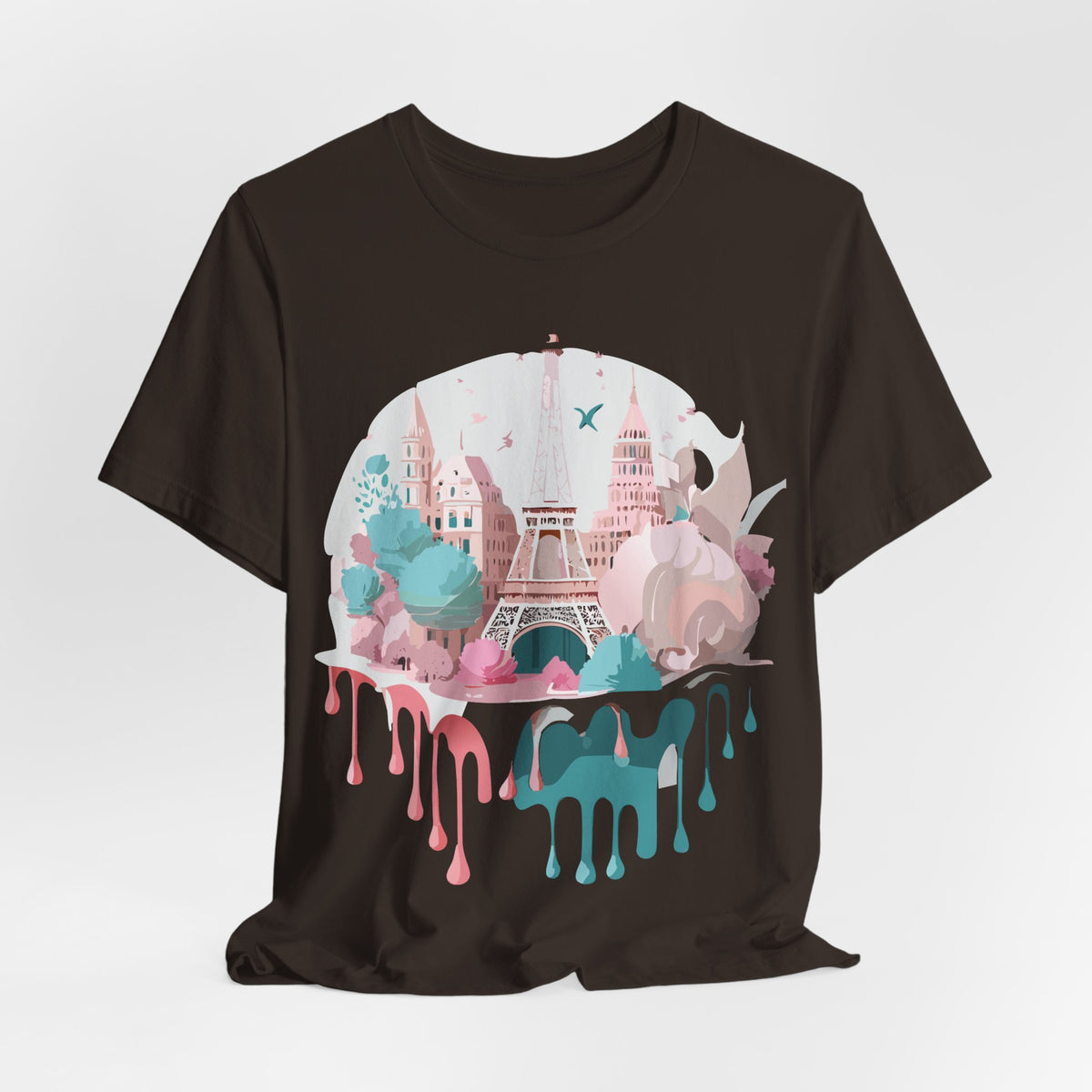 Unisex Cotton Bella+Canvas Tee with Paris