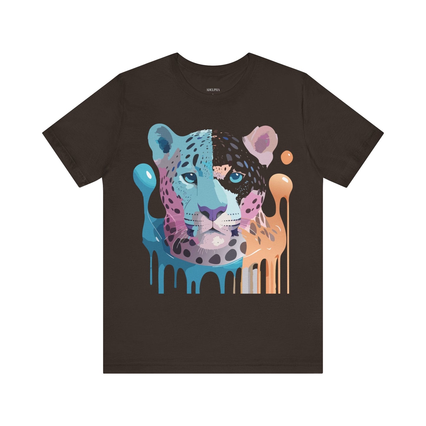 Cheetah Graphic Unisex 100 Cotton Artwork Tee 7