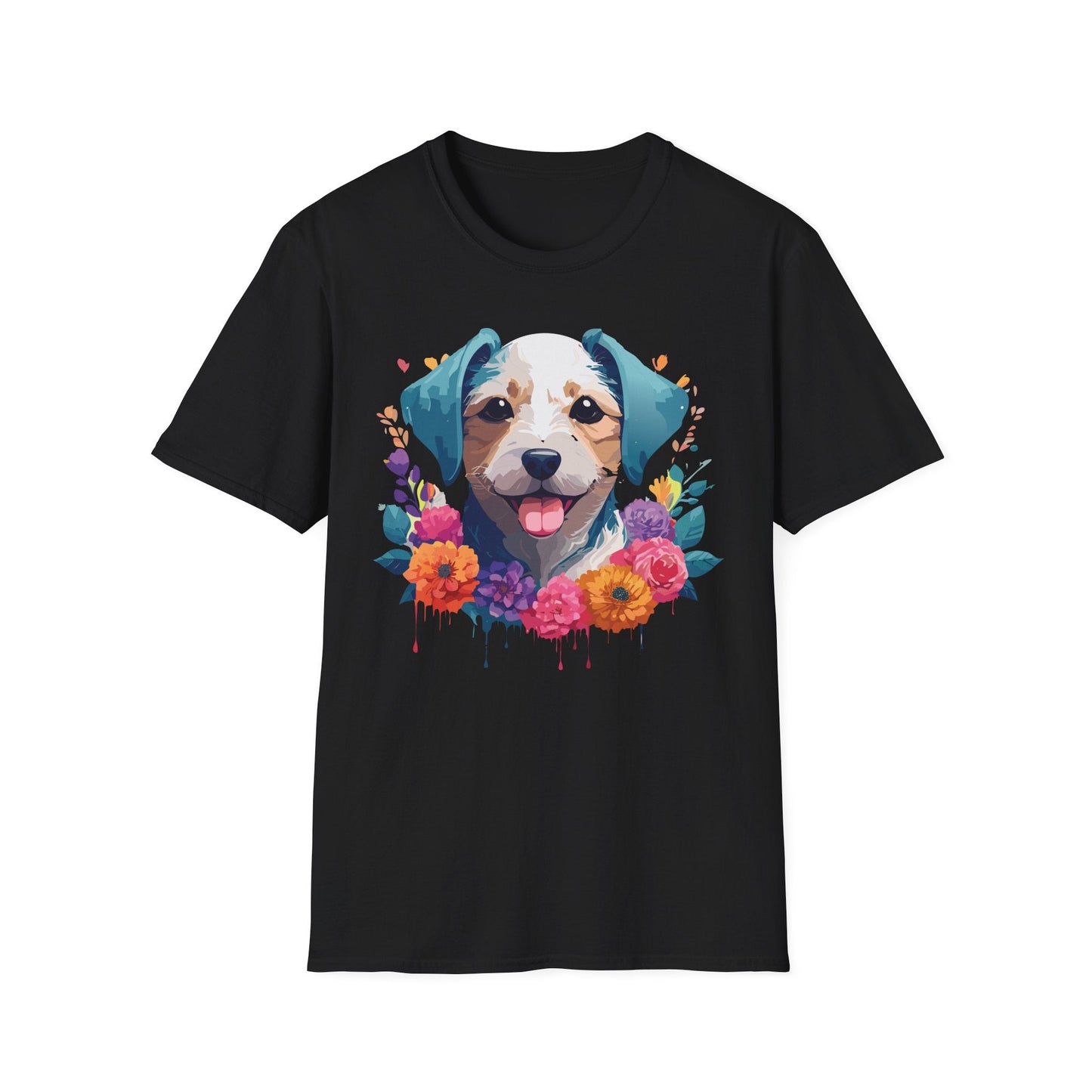 Dog Shirt Unisex Animal Tee Softstyle 64000 Gildan RingSpun Cotton