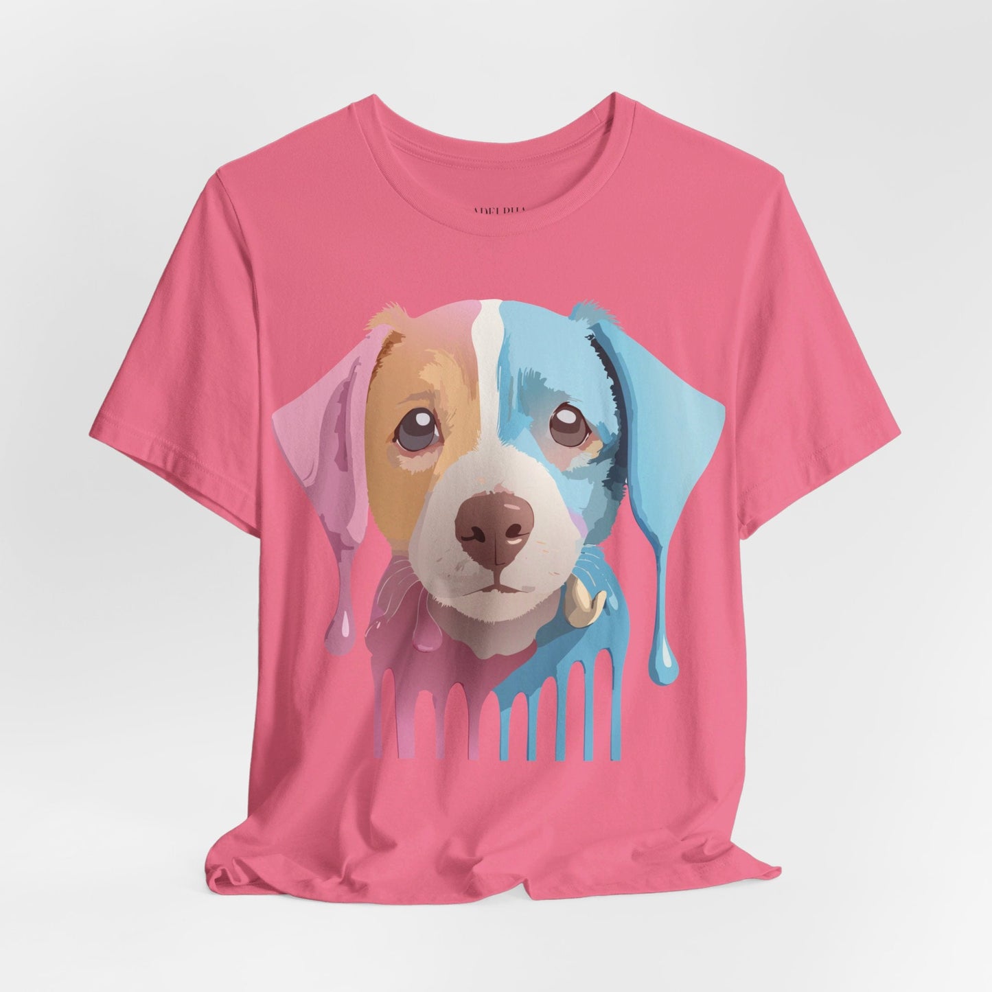 Unisex Dog Graphic Tee With Vintage Inspired Artwork By Adelpha Short Sleeve Casual Shirt
