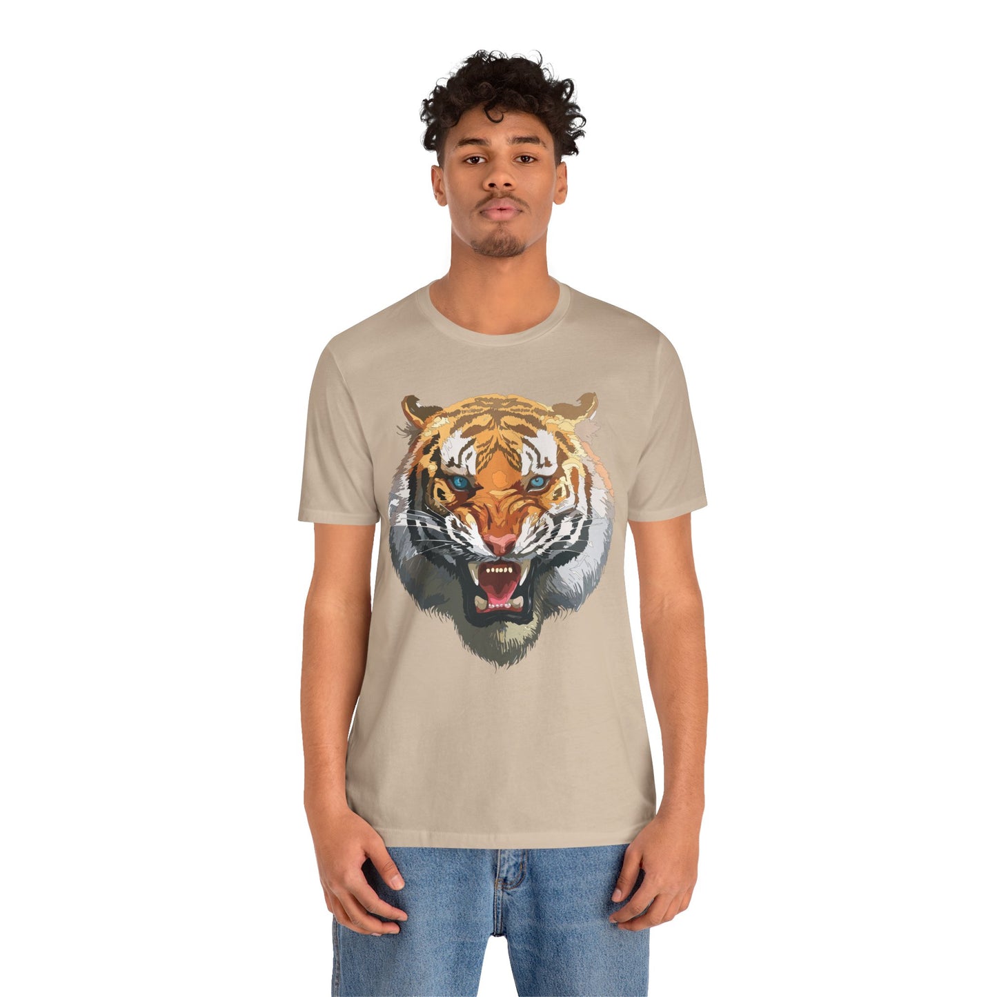 Tiger Shirt, Animal Shirt, T-Shirt with Tiger, Art Design Tee, Wild Animals Tees, Safari T-Shirt, Graphic Design Tee 15