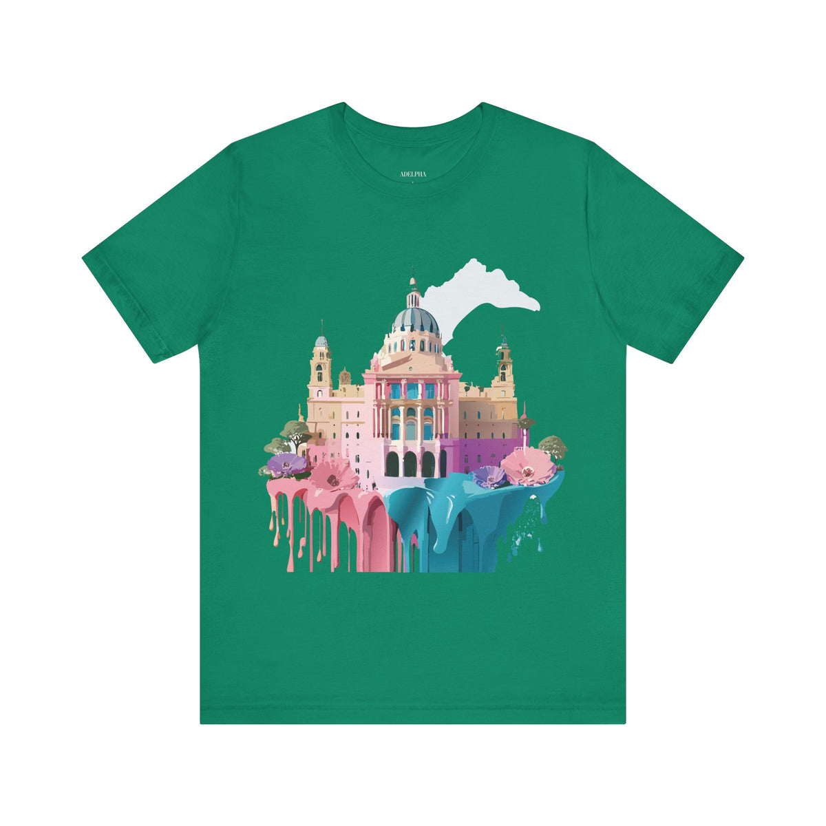 Graphic Unisex Cotton Bella+Canvas Tee Shirt with Madrid