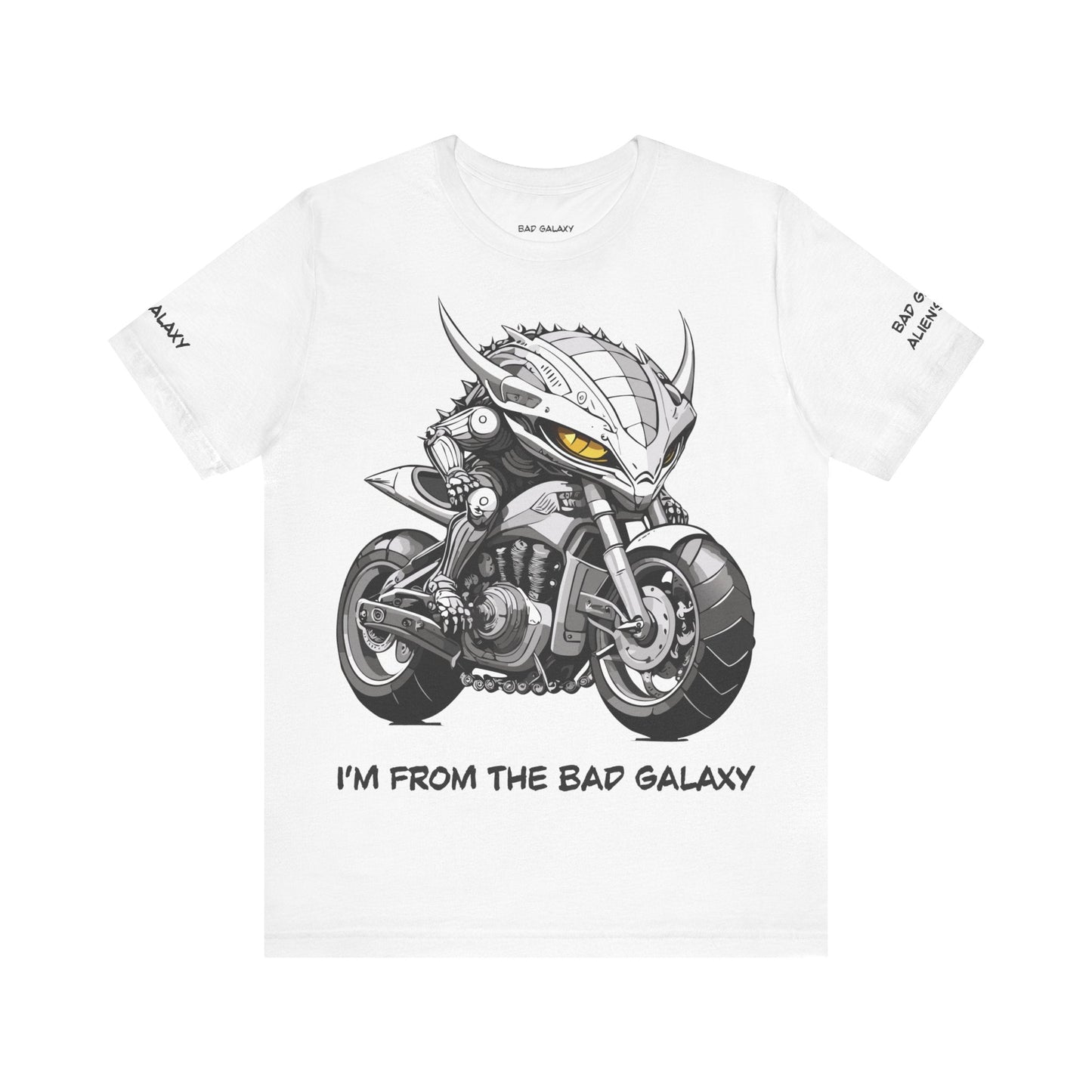 Alien Tee Shirt By Bad Galaxy 100 Cotton Eco Friendly Inks Designed In USA Made To Order