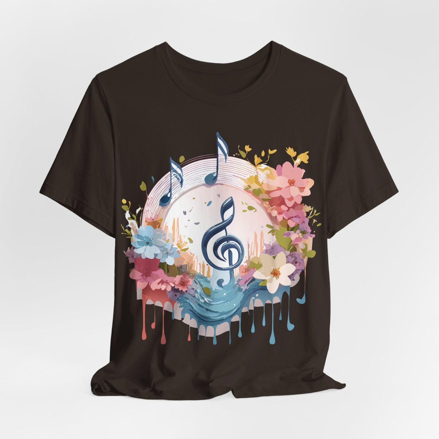 Adelpha Graphic Music T Shirt Unisex Jersey Short Sleeve Tee With Vintage Artwork