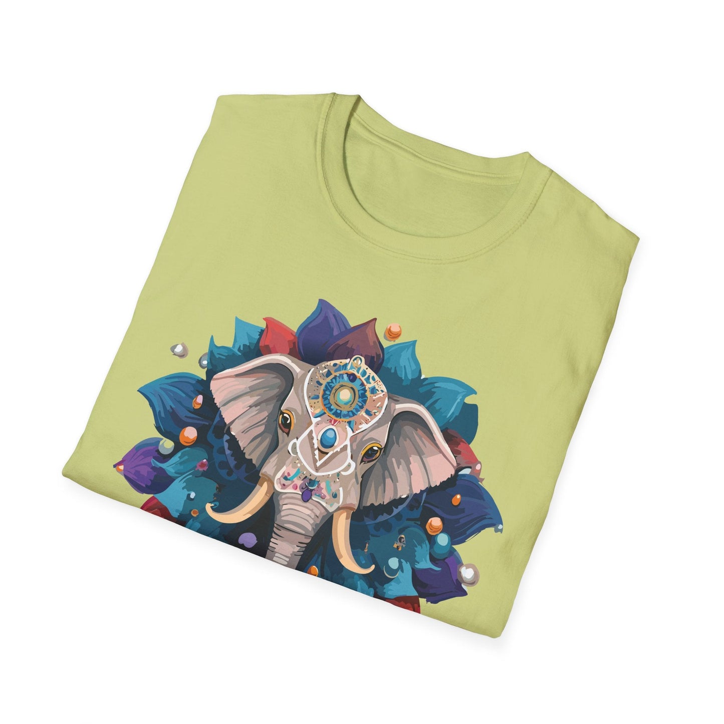 Elephant T Shirt Unisex Softstyle 64000 Short Sleeve Cotton Tee Comfortable Everyday Wear