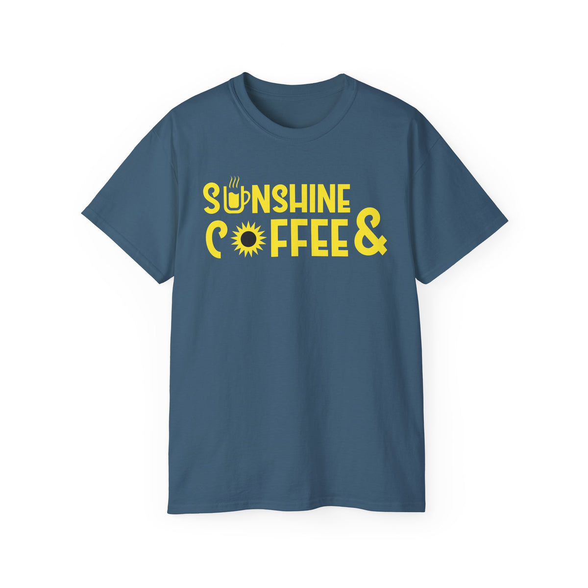 Sunshine Coffee & Tee | Yellow Sun Graphic T-Shirt
