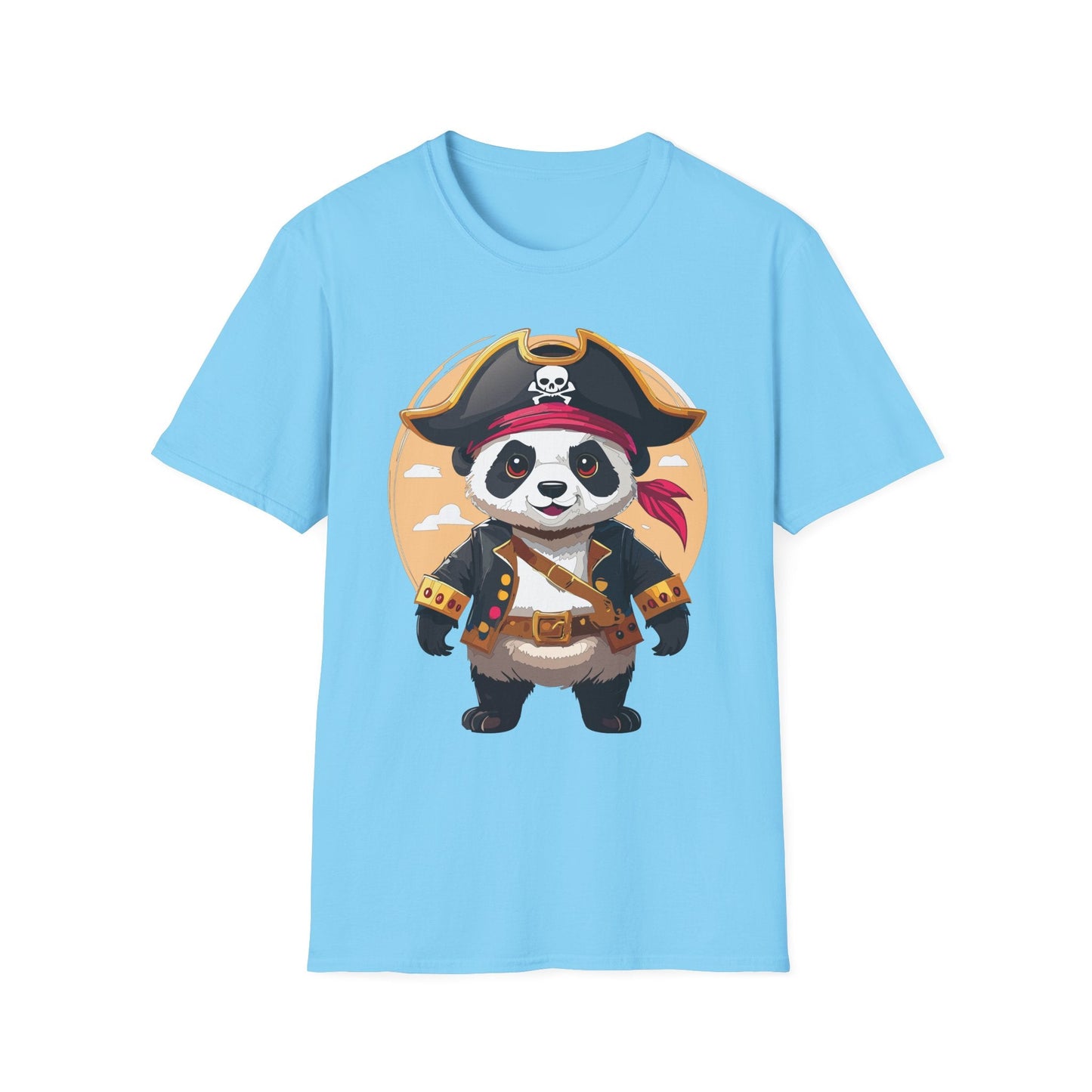 Panda Shirt Unisex T Shirt With Panda Animal Tee Animals Gildan Softstyle 64000 Cotton