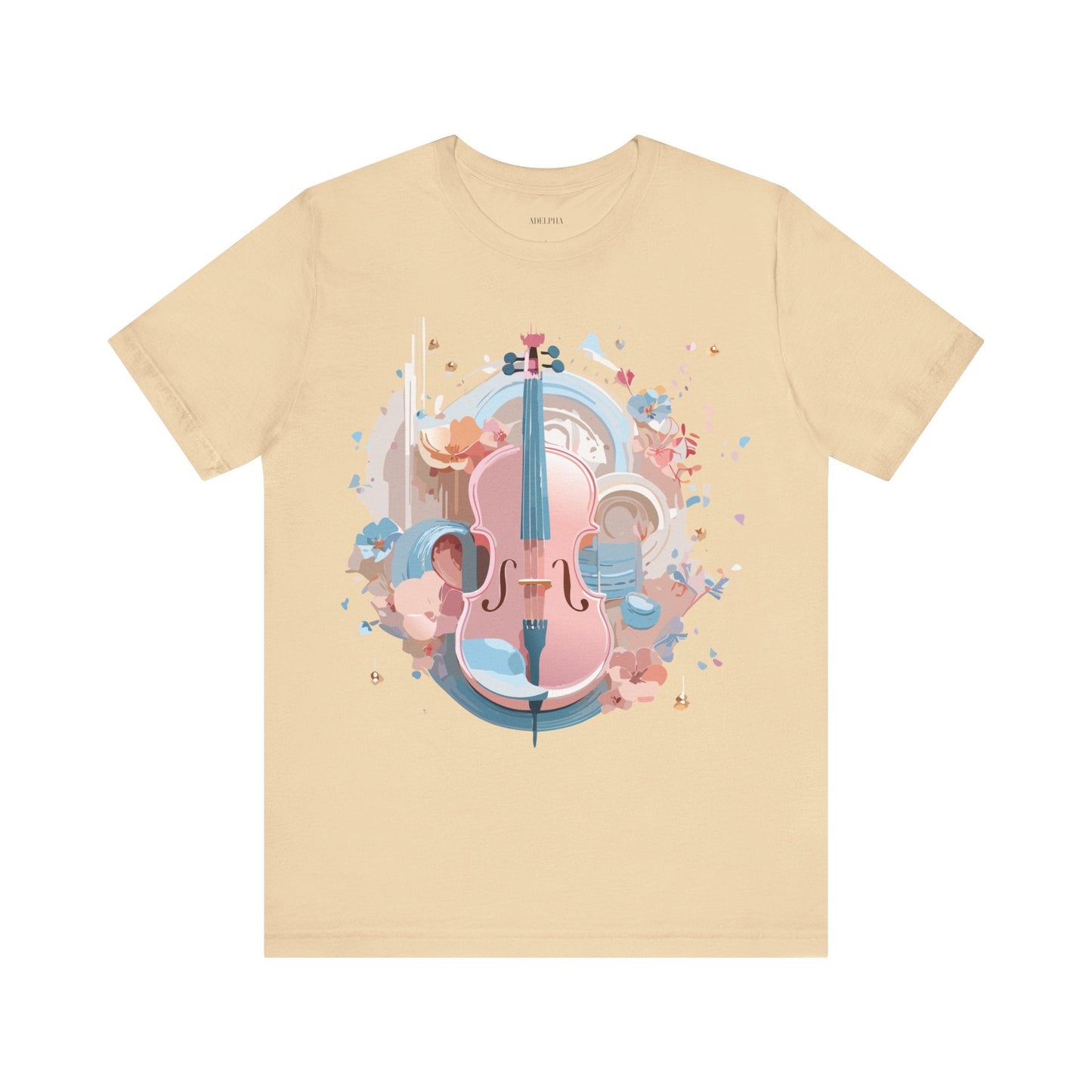 Music Graphic Tee Unisex Jersey Short Sleeve By Adelpha Vintage Inspired Artwork