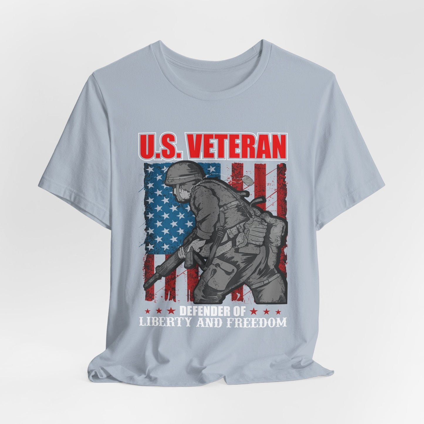 Army Veteran Patriotic Graphic Design Unisex Cotton T-Shirt v31