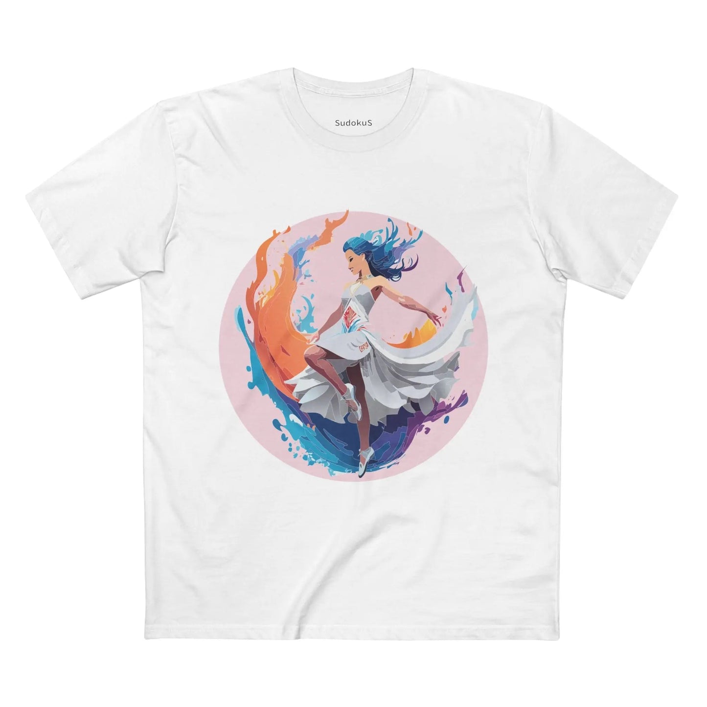 Dancer Graphic Unisex 100 Cotton Staple Tee 2