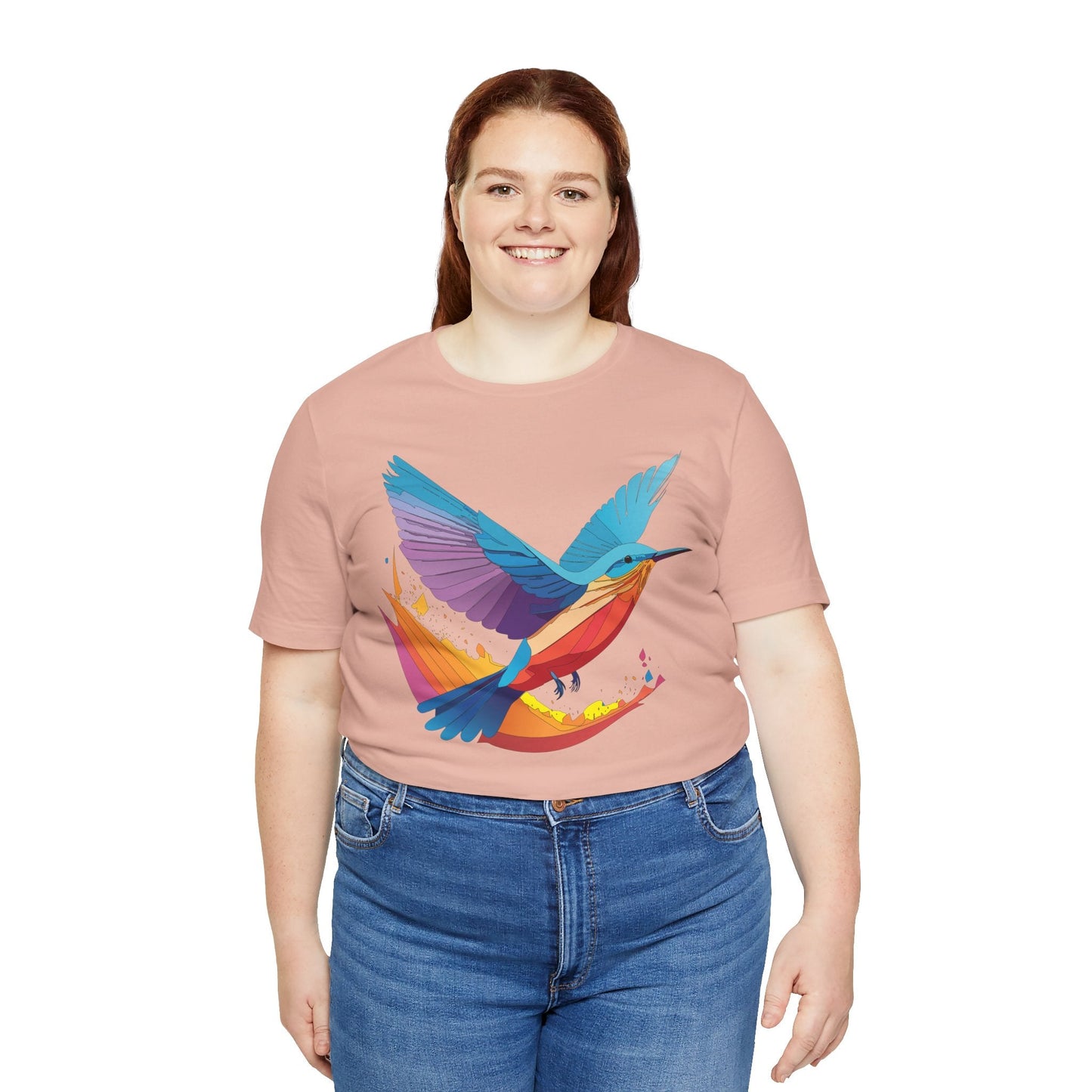 Unisex Animal Shirt Art Design Tee With Wild Animals Print Soft Comfortable Short Sleeve Tee