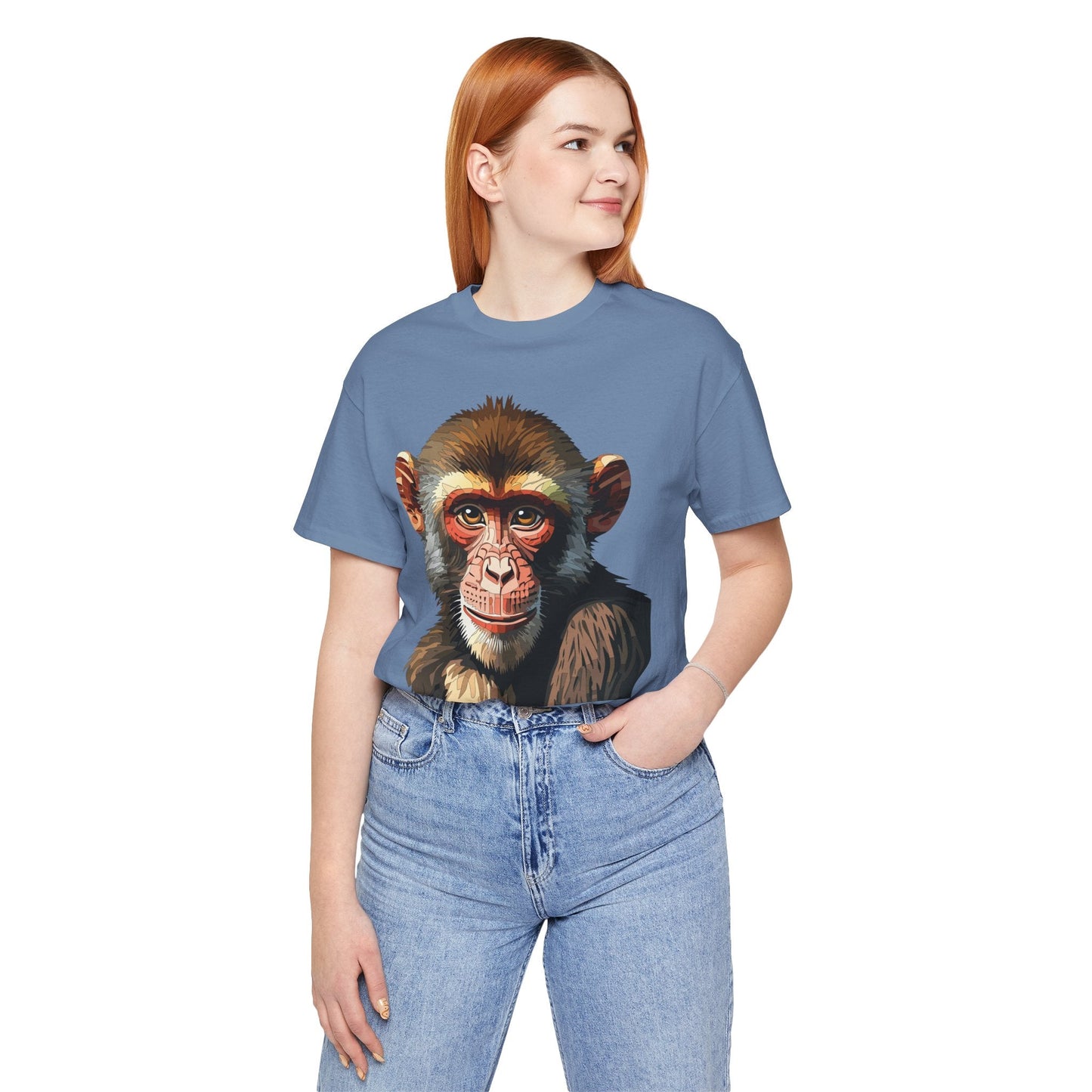 Unisex Animal Tee Shirt With Art Design Wildlife Graphic Gildan Softstyle 64000 Shirt