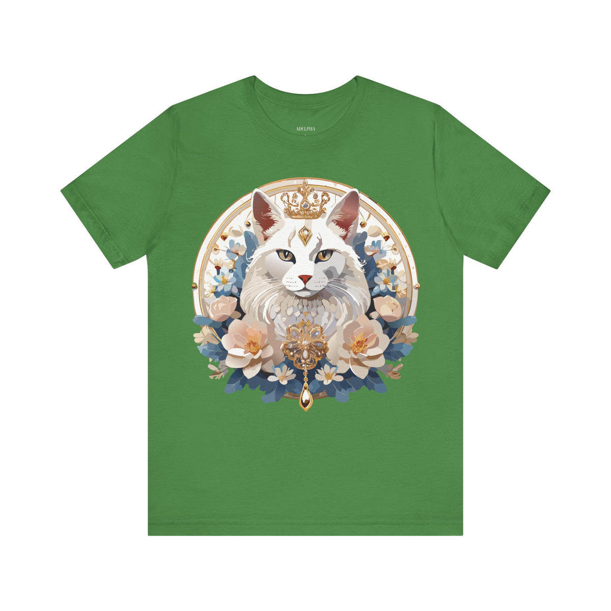 Medallion Graphic Unisex Cotton Bella+Canvas Tee with Art Design d74