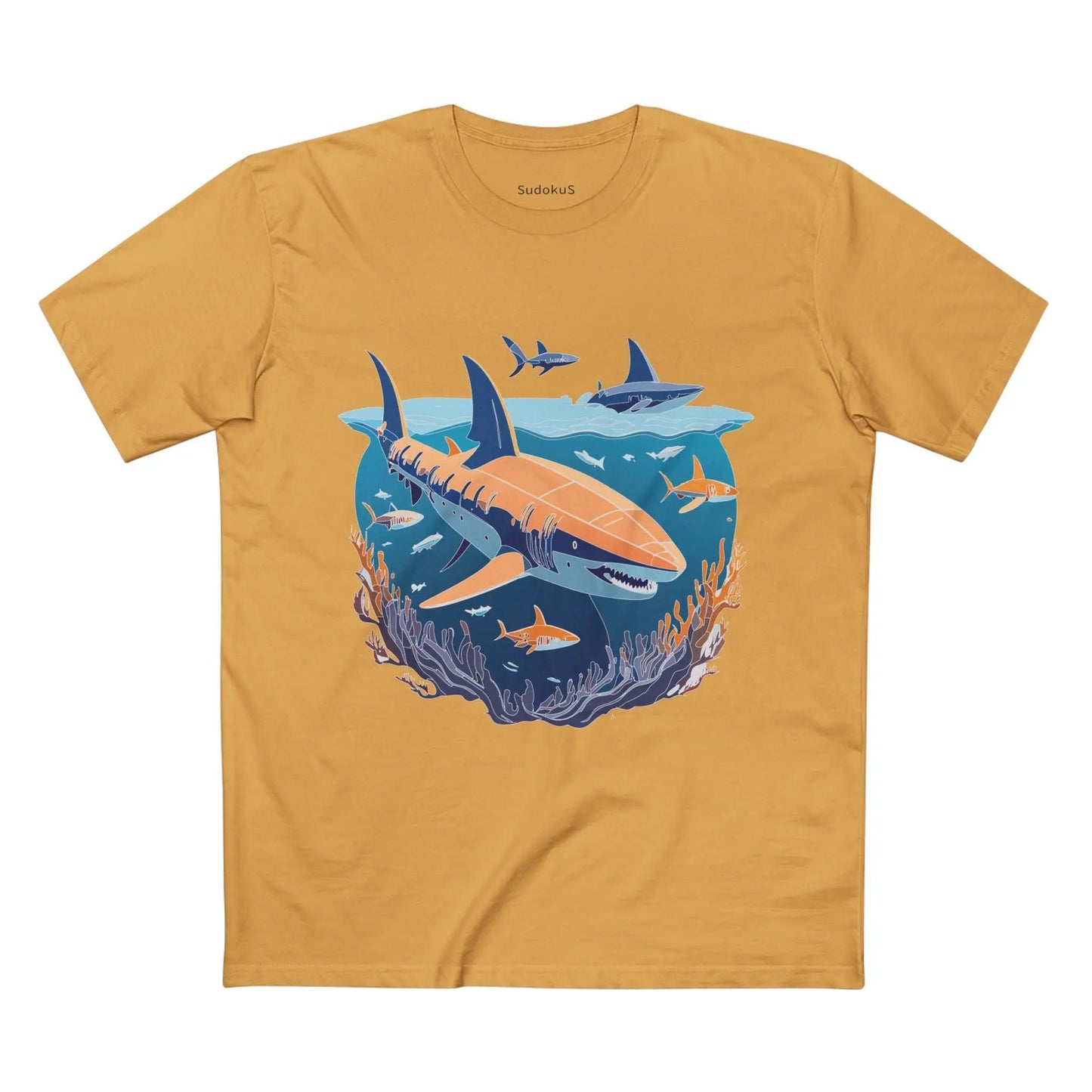 Ocean Coast Graphic Unisex 100 Cotton Staple Tee 10