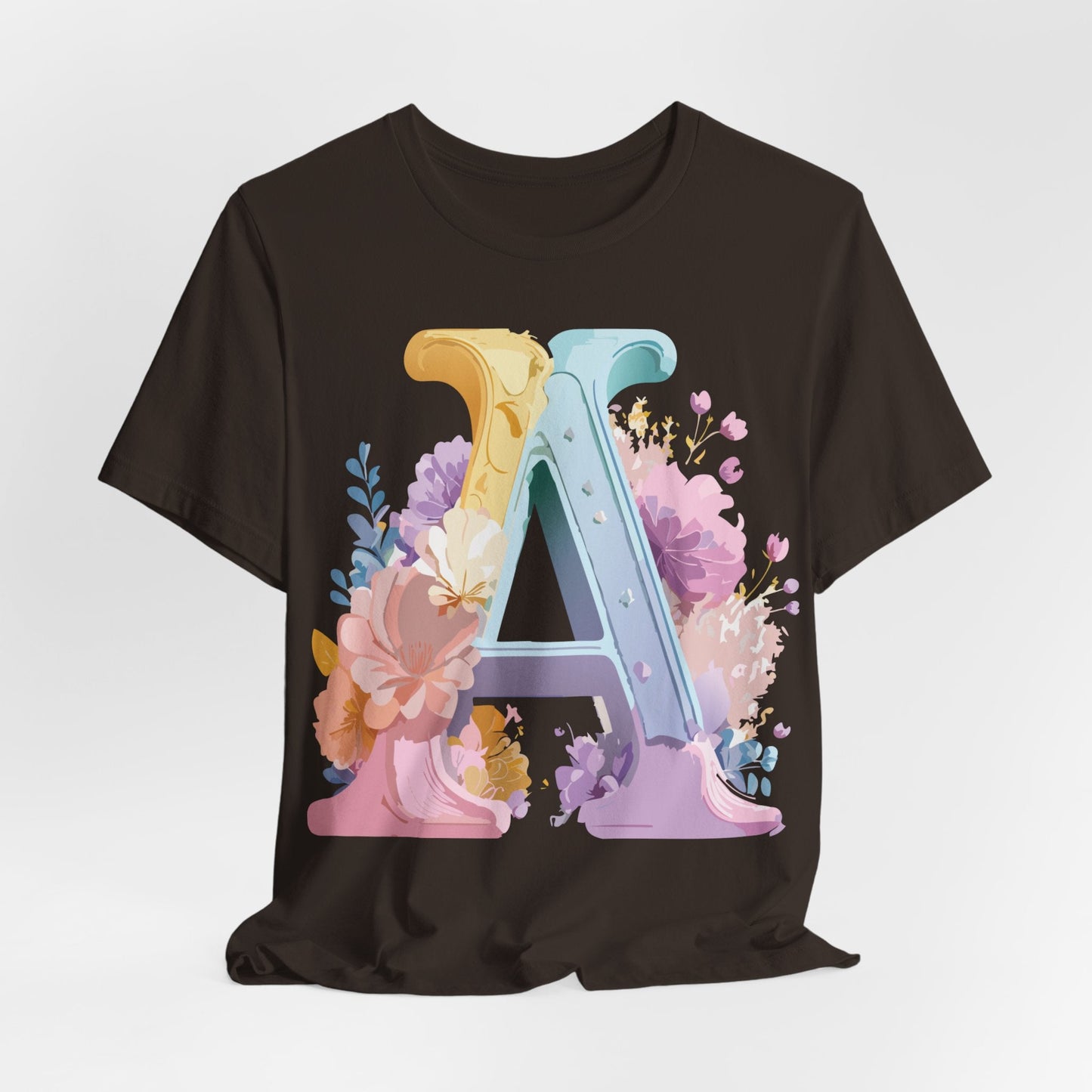 Letter A Shirt Unisex Graphic Tee With Vintage Inspired Adelpha Artwork For Everyday Wear
