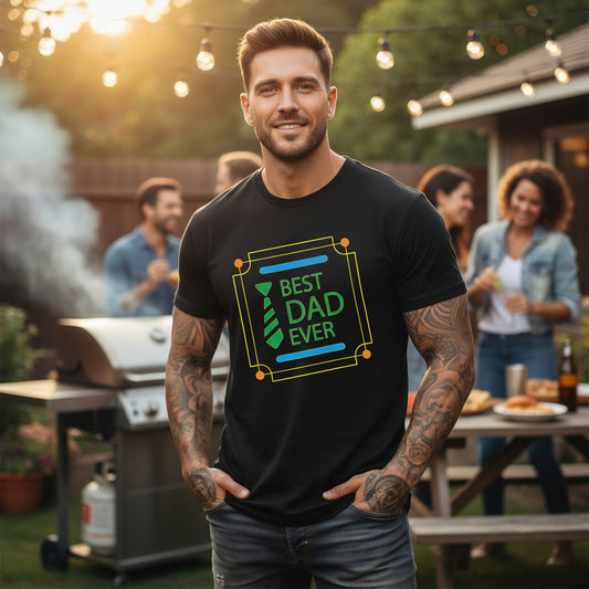 Fathers Day Graphic Garment Dyed Cotton Comfort Colors Relaxed Fit T-Shirt