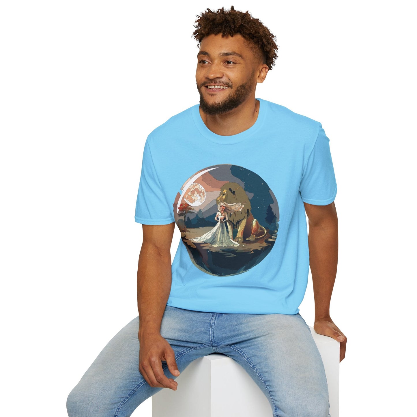 Womens Graphic T Shirt Art Design Unisex Softstyle 64000 Gildan Short Sleeve Tee