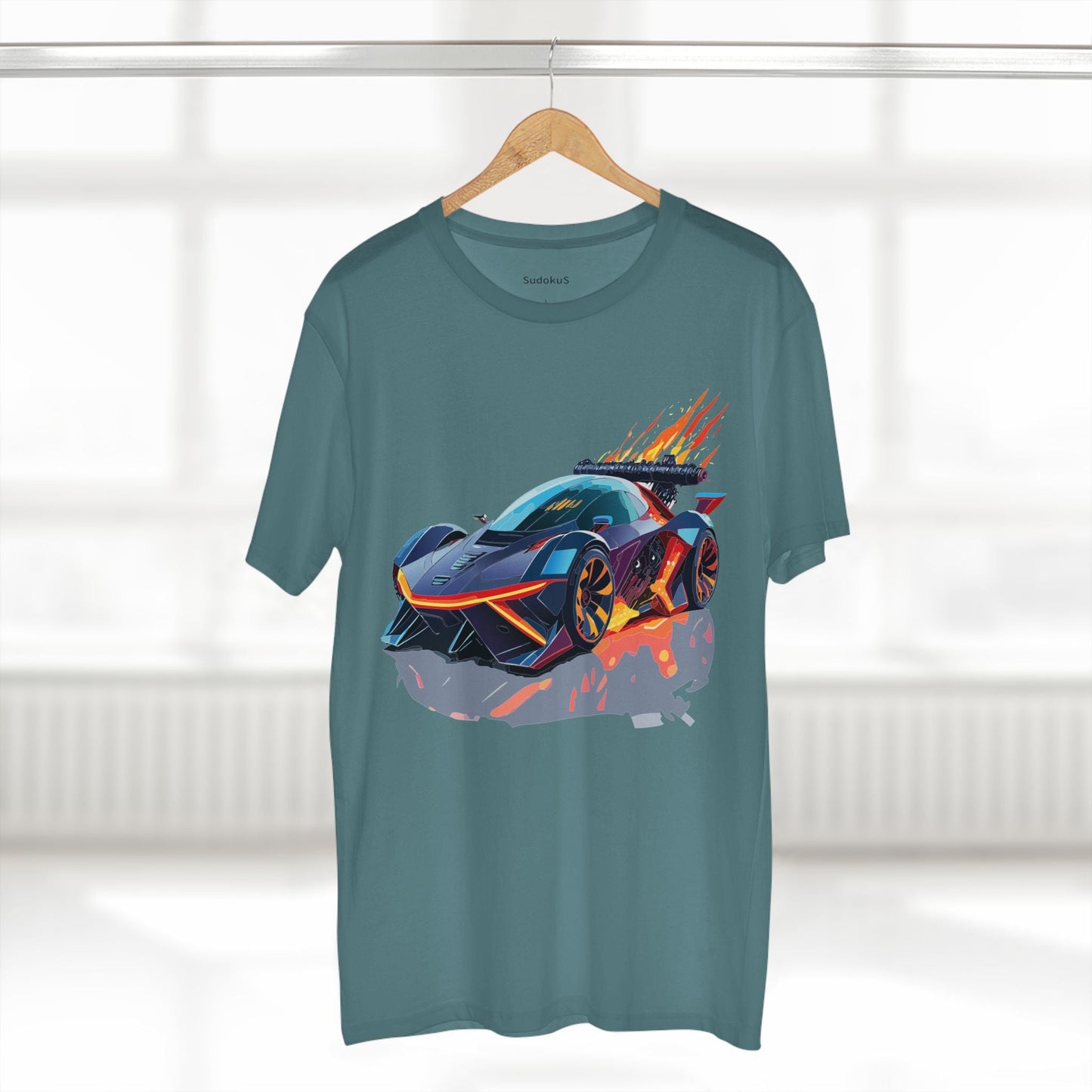 Car Graphic Unisex 100 Cotton Staple Tee 19