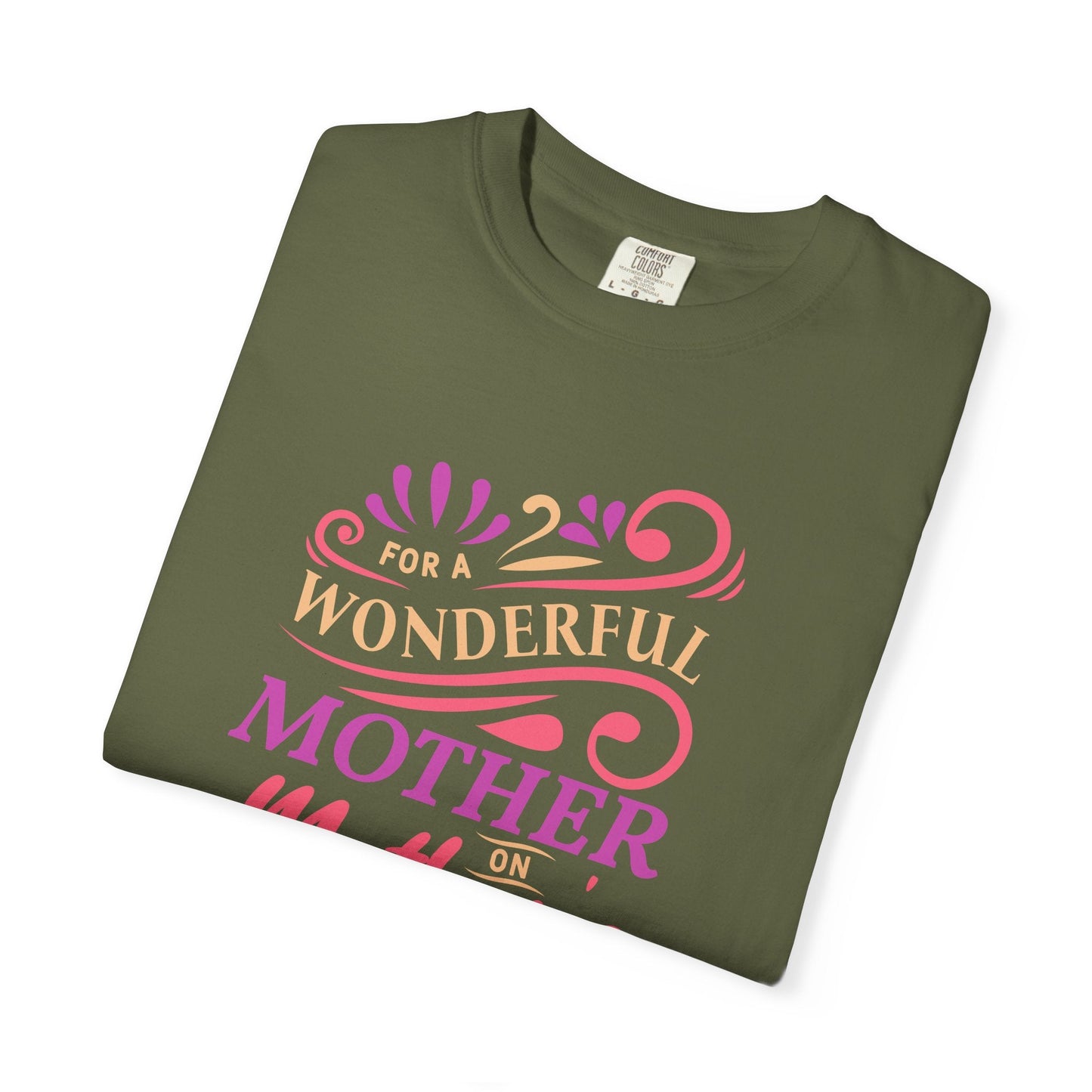 Mom T-shirt Mother's Day Mama Tee Unisex Comfort Colors Garment-Dyed Cotton h18