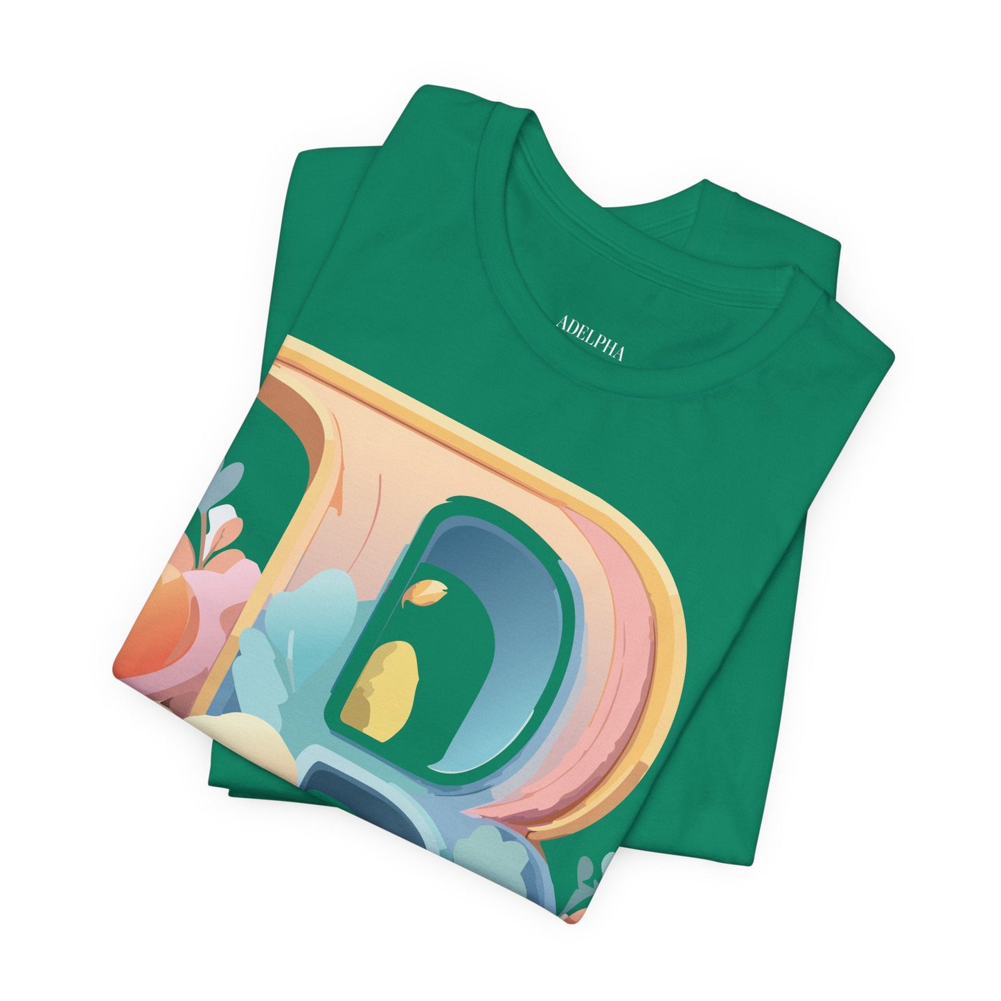Letter B Graphic Tee Unisex Jersey Short Sleeve With Vintage Inspired Artwork By Adelpha