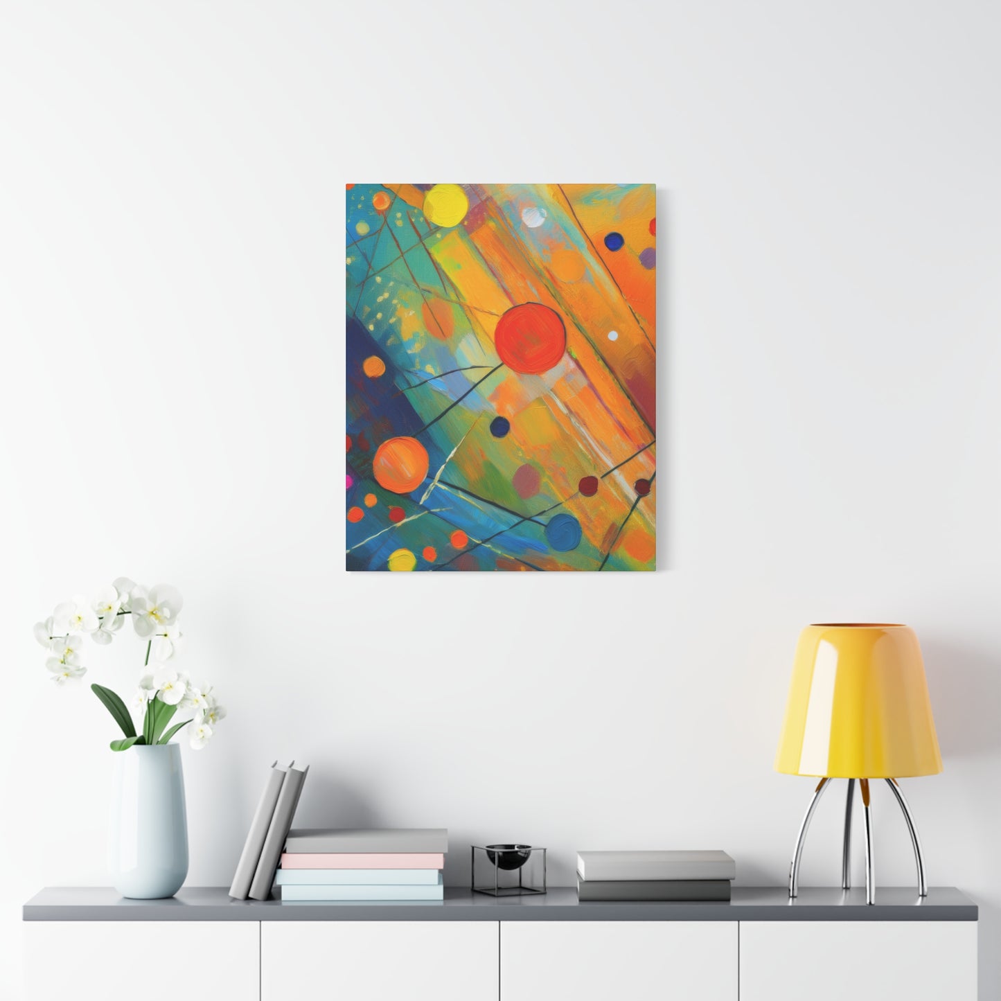 Abstract Oil Painting Print Canvas 20x24,20x30,24x30 24x32,24x36,30x40 32x48,36x48,40x60 Pine-Wood Inner Frame ABS-141