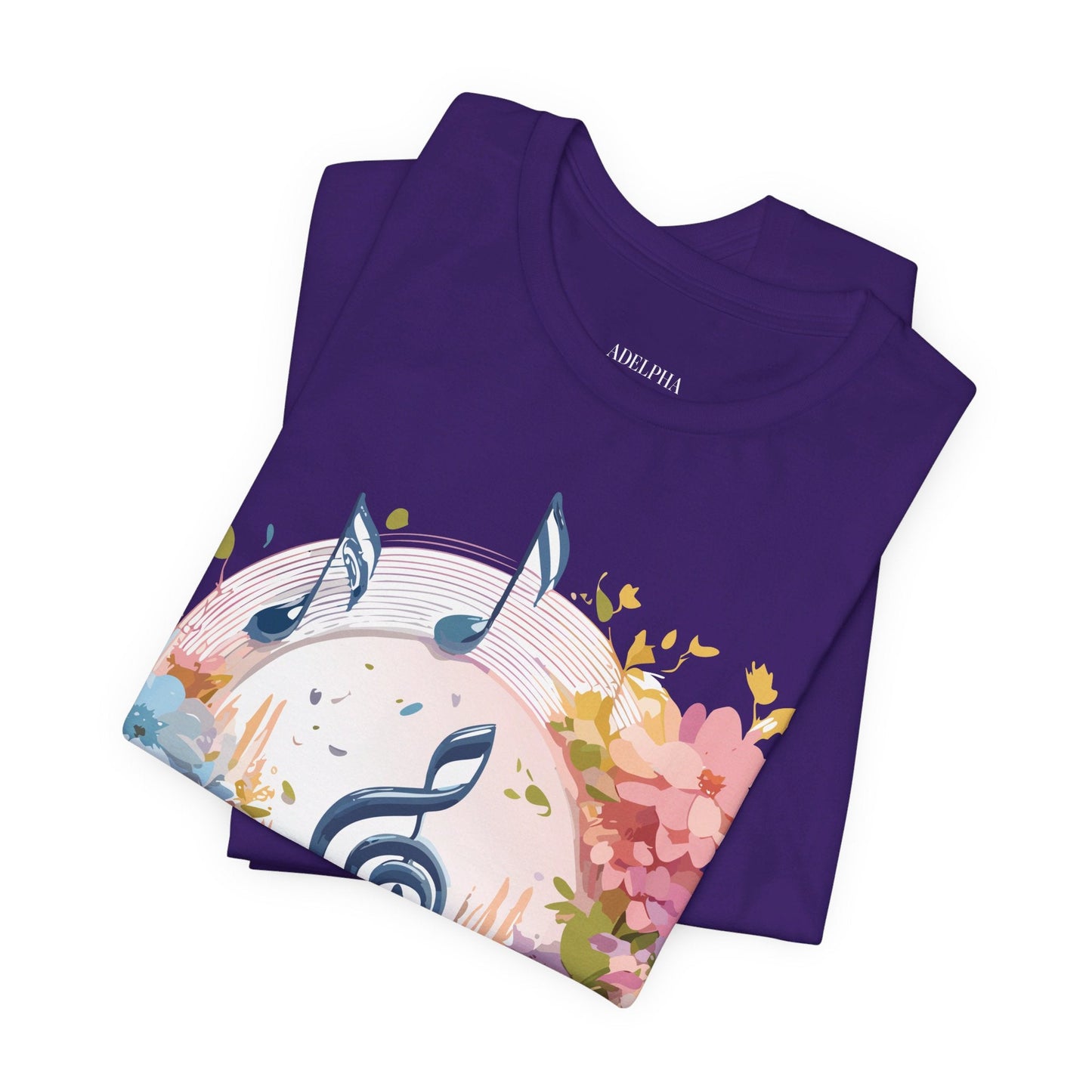 Adelpha Graphic Music T Shirt Unisex Jersey Short Sleeve Tee With Vintage Artwork