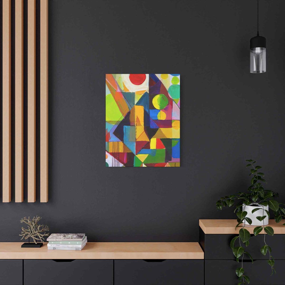 Abstract Painting Print Canvas 20x24,20x30,24x30, 24x32,24x36,30x40, 32x48,36x48,40x60 Pine-Wood Inner Frame ABS-6