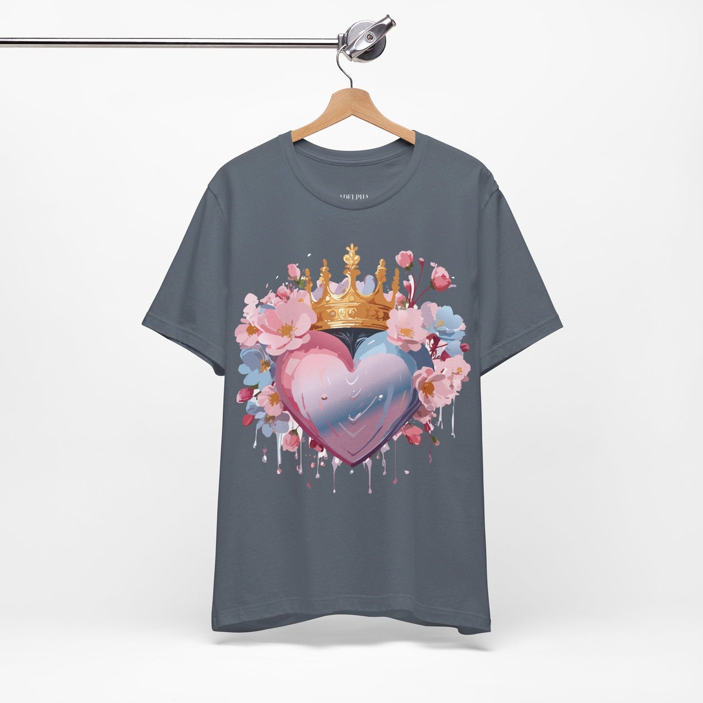 Valentine Graphic Tee Unisex Vintage Inspired Art From Adelpha Premium Jersey Short Sleeve Shirt