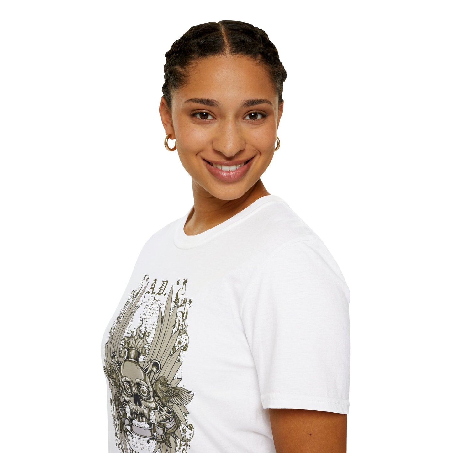 Unisex Art Design T Shirt With Graphic Artwork Softstyle Gildan 64000 Tee Premium Cotton