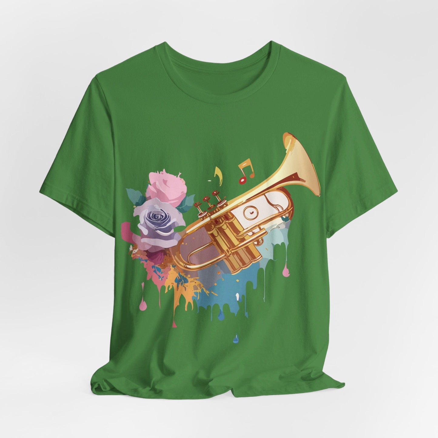 Music Graphic Unisex 100 Cotton Vintage Art with Musical Elements Tee 130