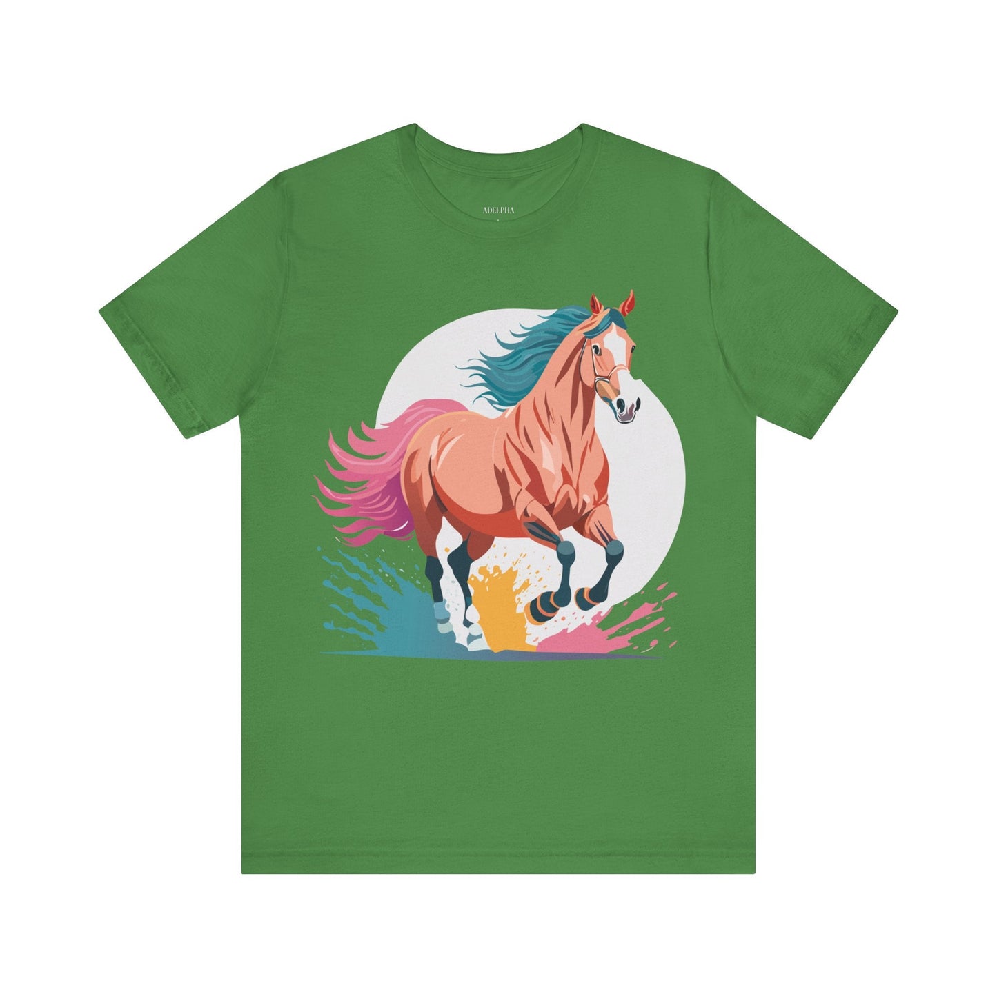 Horse Graphic T Shirt Unisex Adelpha Vintage Inspired Art Design Tee For Everyday Wear