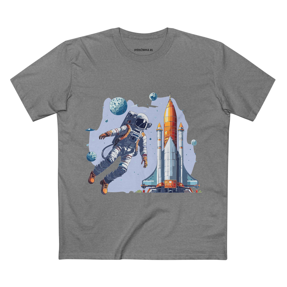 Cosmos Astronaut Graphic Tee Staple Unisex 100 Cotton Tee Shirt - CS-15
