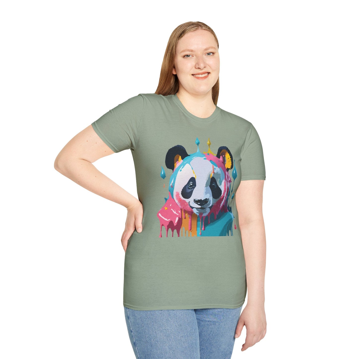 Panda Shirt Unisex T Shirt Panda Lover Gift Gildan Softstyle Tee 100 Percent Cotton