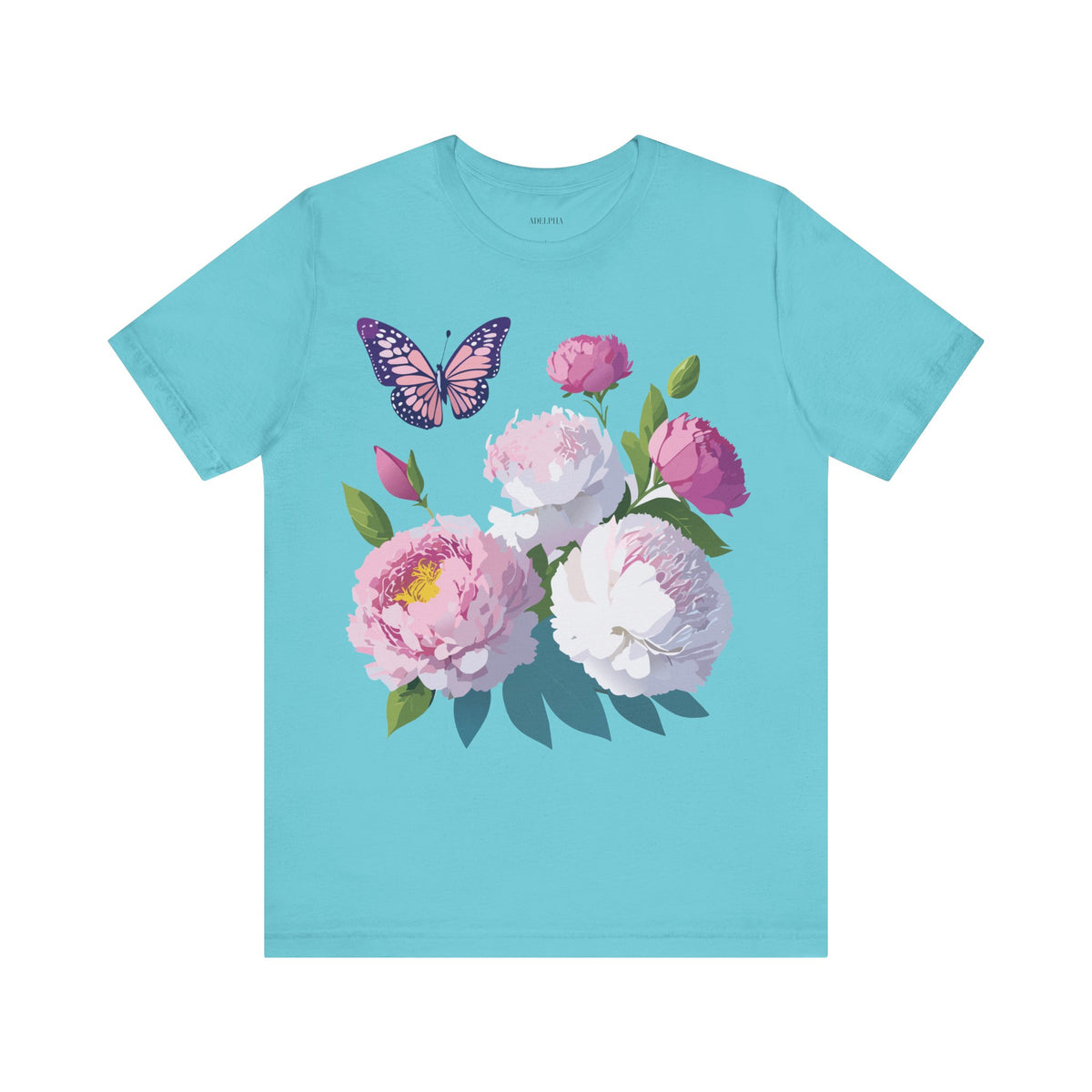 Floral Graphic Tee Shirt - Bella+Canvas Unisex 100 Cotton 39