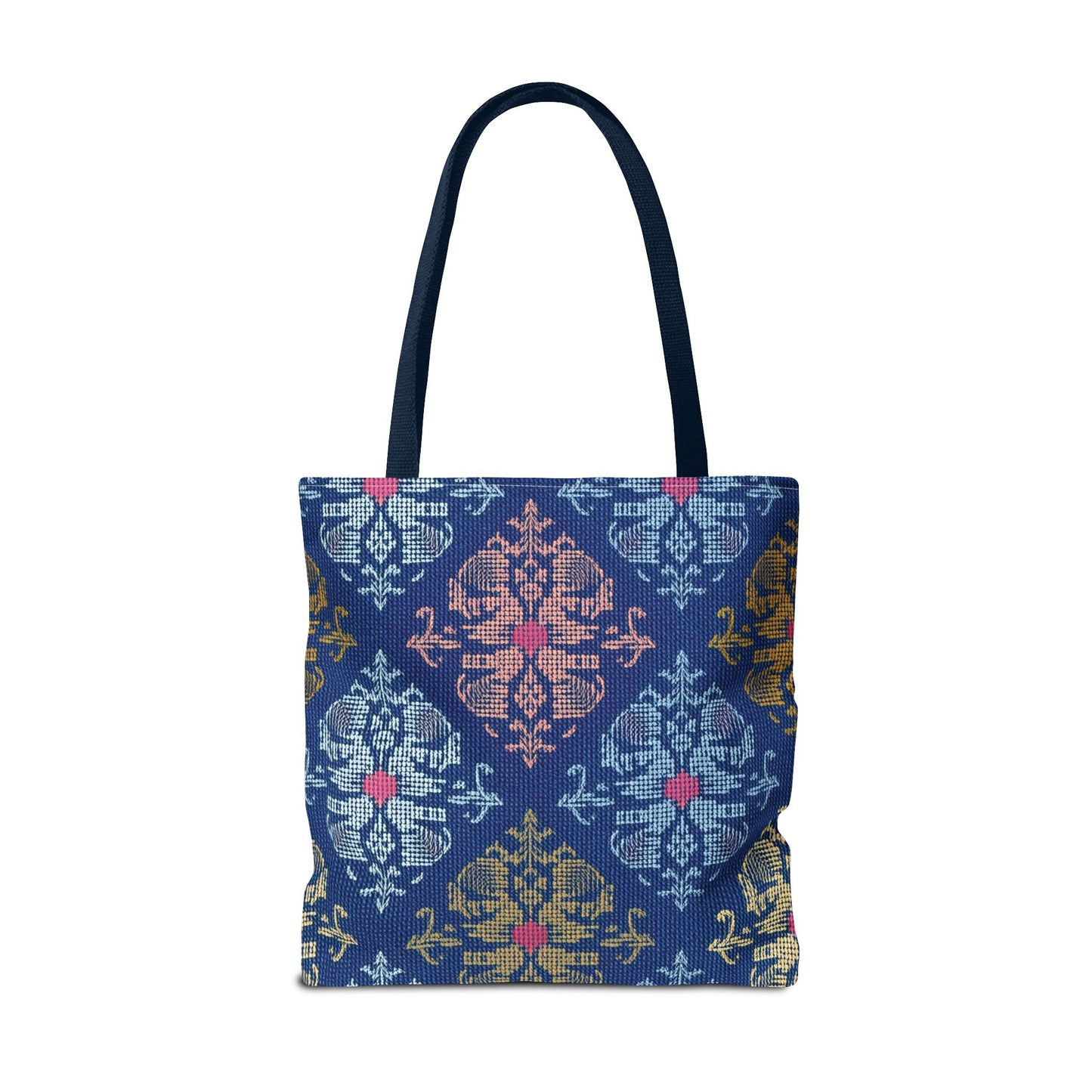 Denim Fabric Imitation Print Unisex Canvas Bag Poly Spun 3 Sizes Tote Bag 157