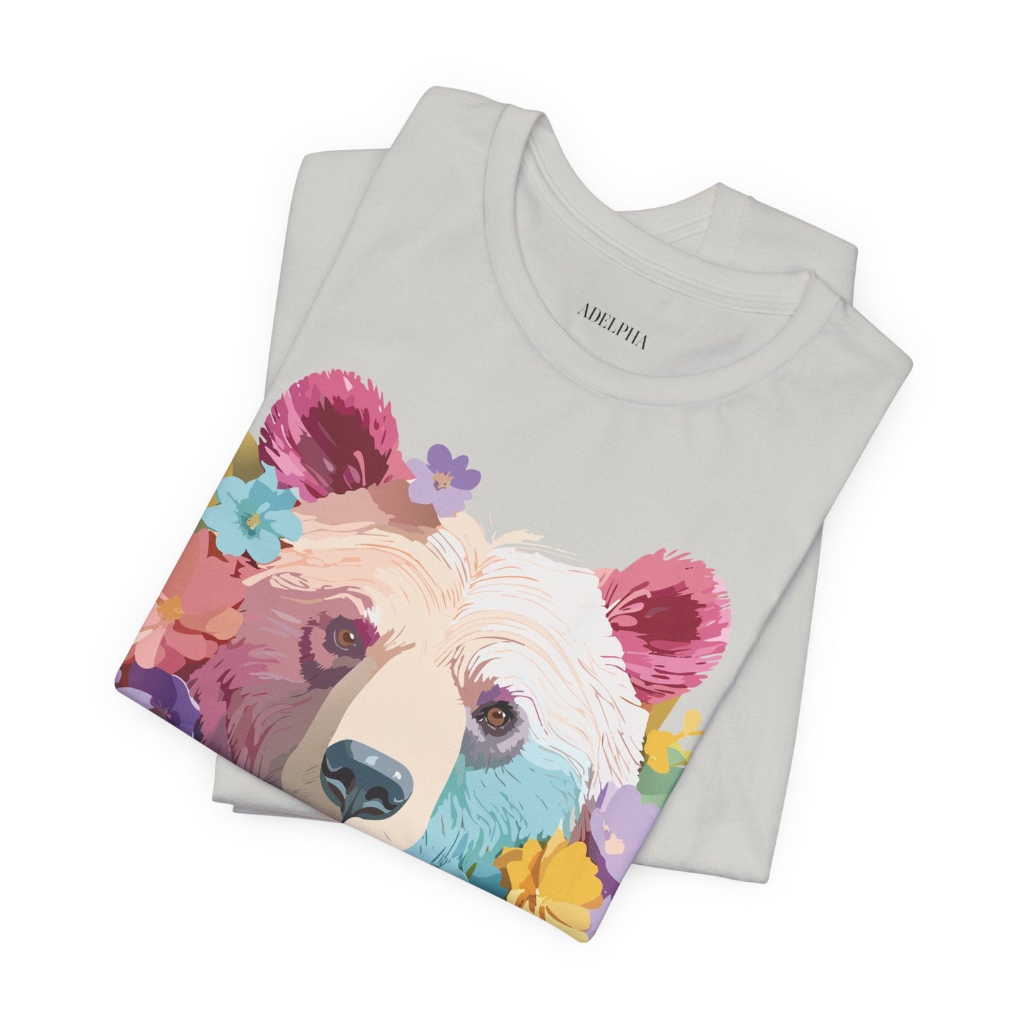 Bear Graphic Tee By Adelpha Unisex Short Sleeve Shirt Vintage Inspired Artwork