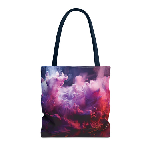 Canvas Bag with Abstract Prints