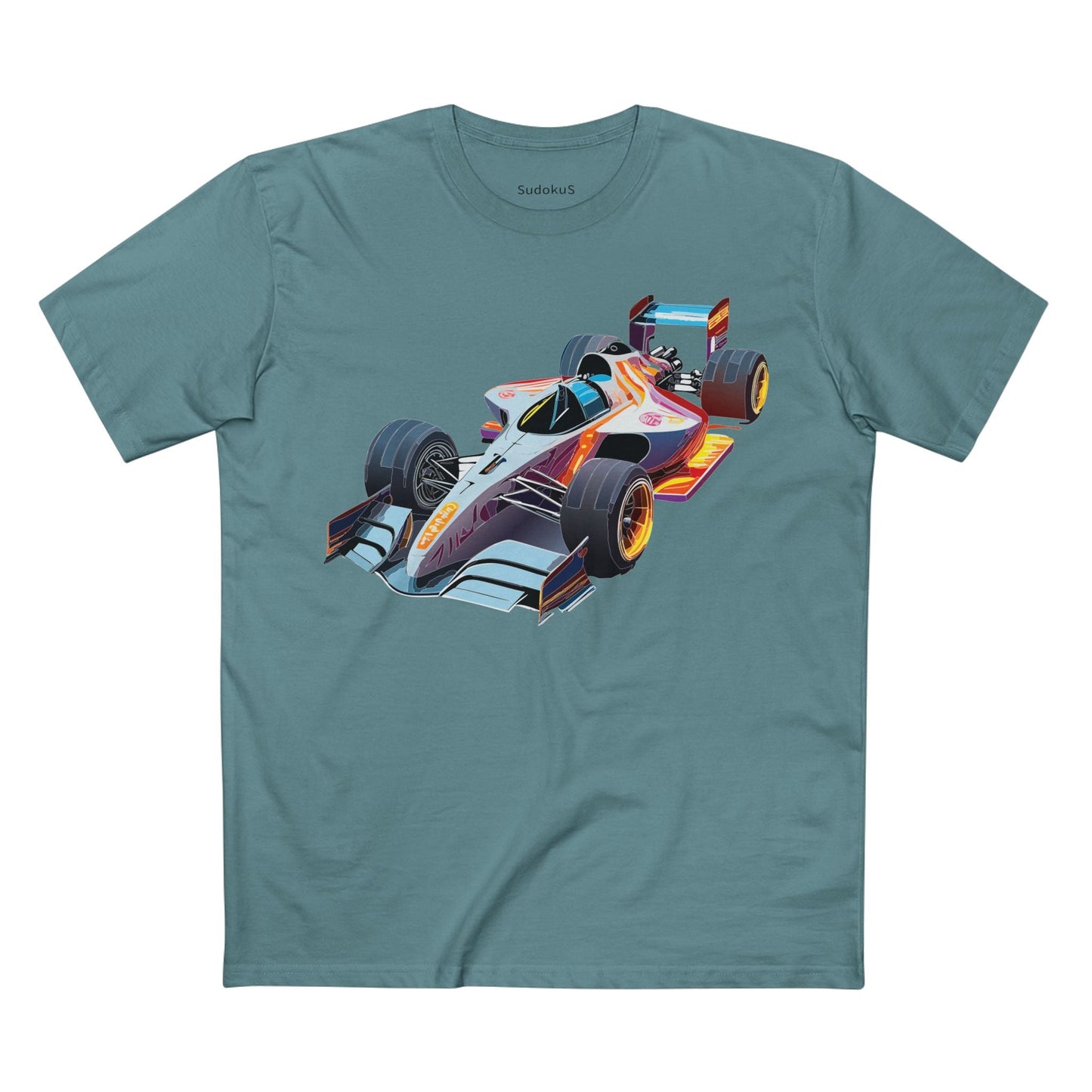 Car Graphic Unisex 100 Cotton Staple Tee 11