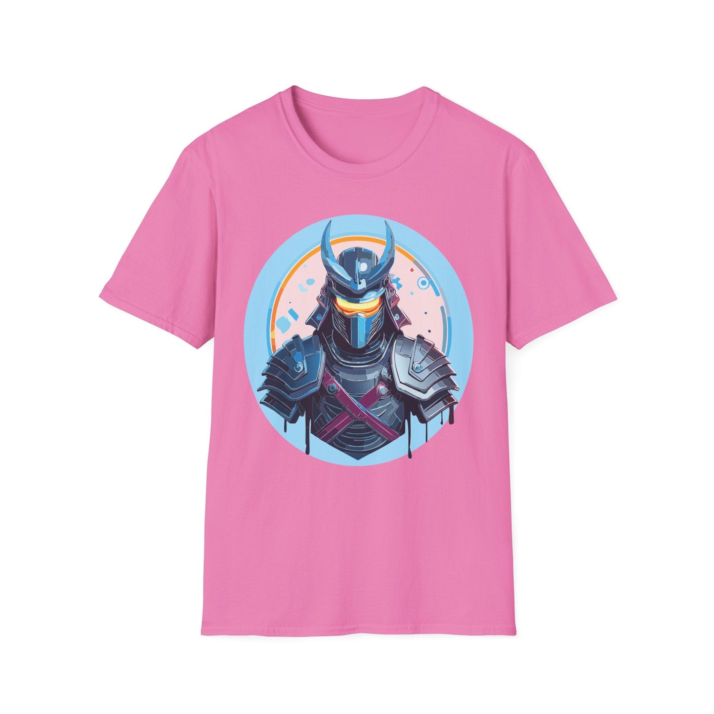 Samurai T Shirt Unisex Softstyle 64000 Tee Lightweight Comfortable 100 Percent Ring Spun Cotton