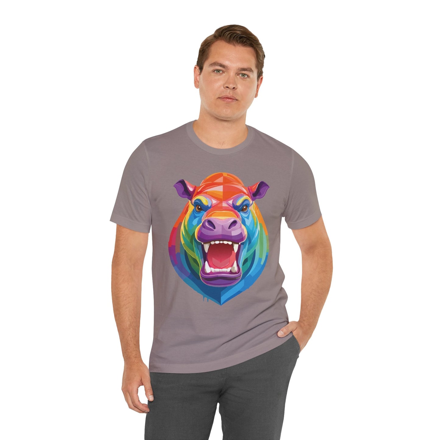 Unisex Animal Shirt with Animals Graphic Tee Art Design Wild Animals Shirt Tee for Everyone