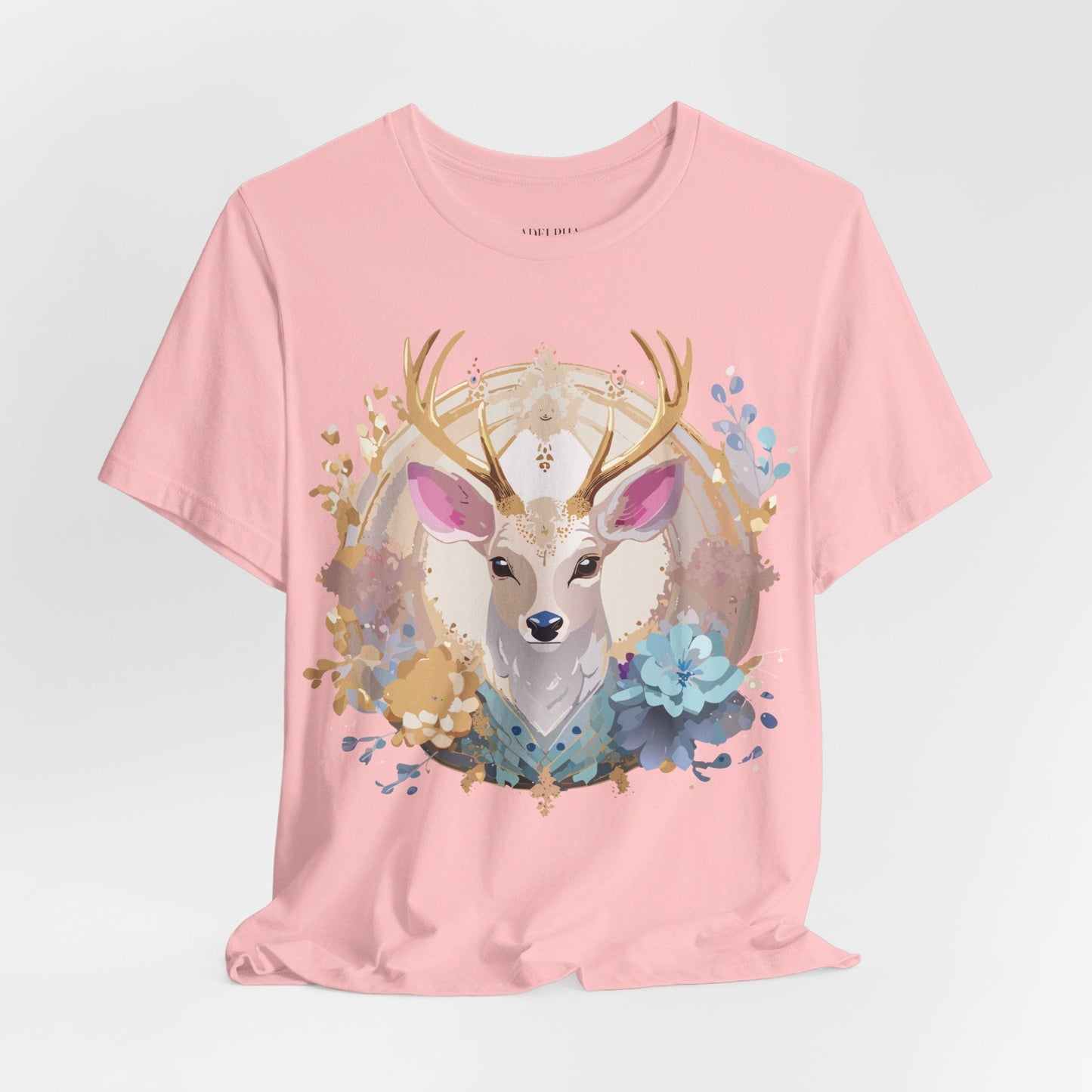 Medallion Graphic Unisex 100 Cotton Vintage Animal Medal Artwork Tee 68