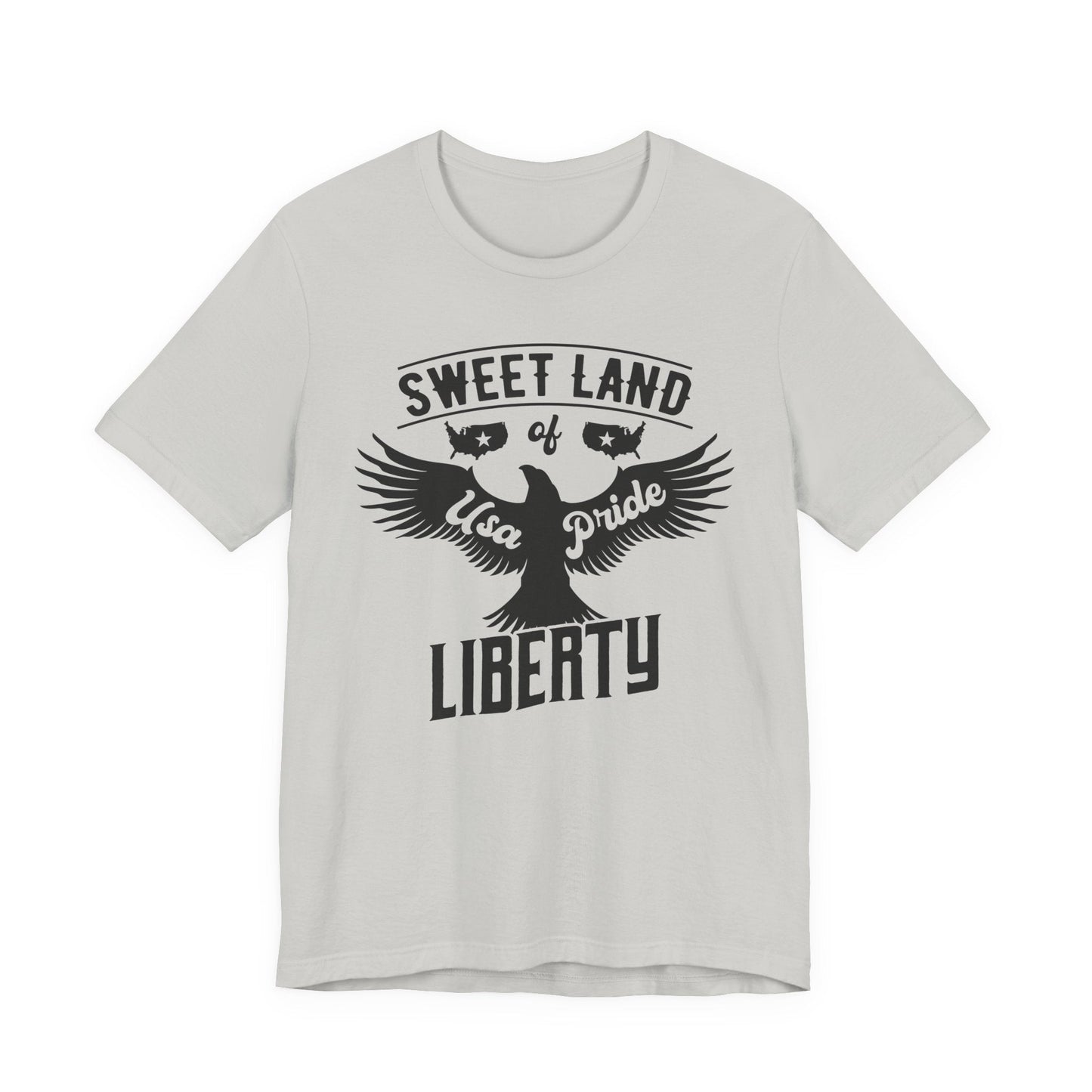 Liberty Eagle Graphic Unisex Cotton T-Shirt a4