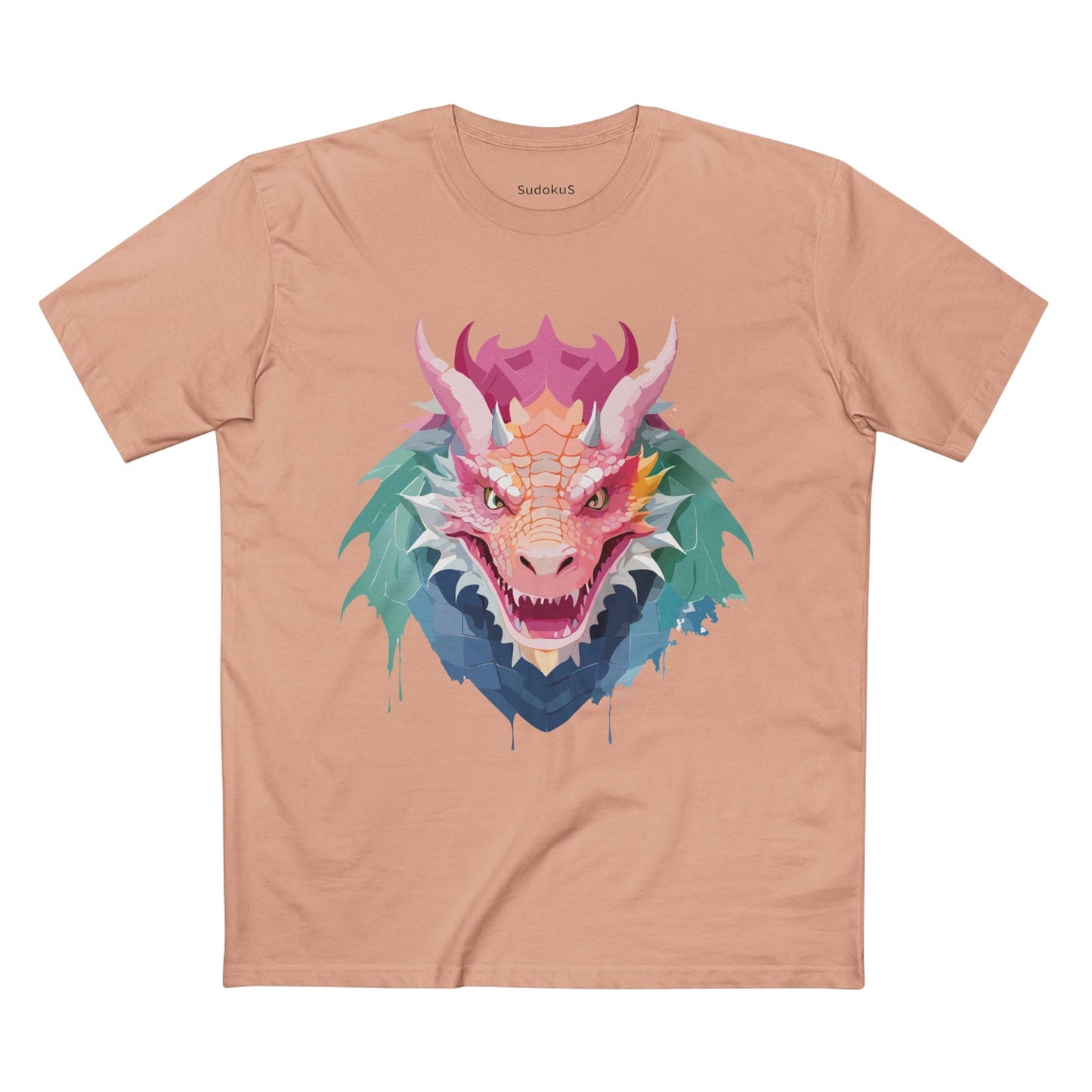 Dragon Graphic Unisex 100 Cotton Staple Tee 6